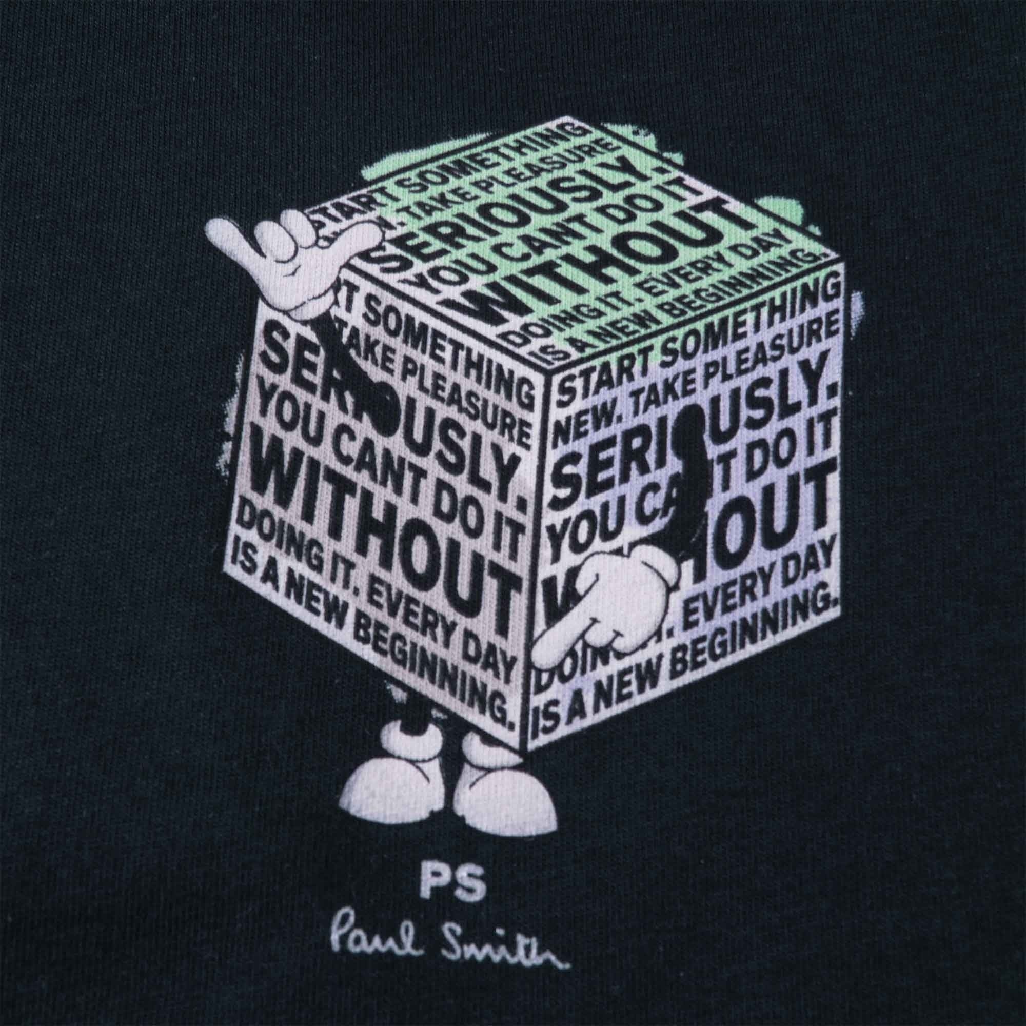 Paul Smith Cubeman T-Shirt - Dark Navy