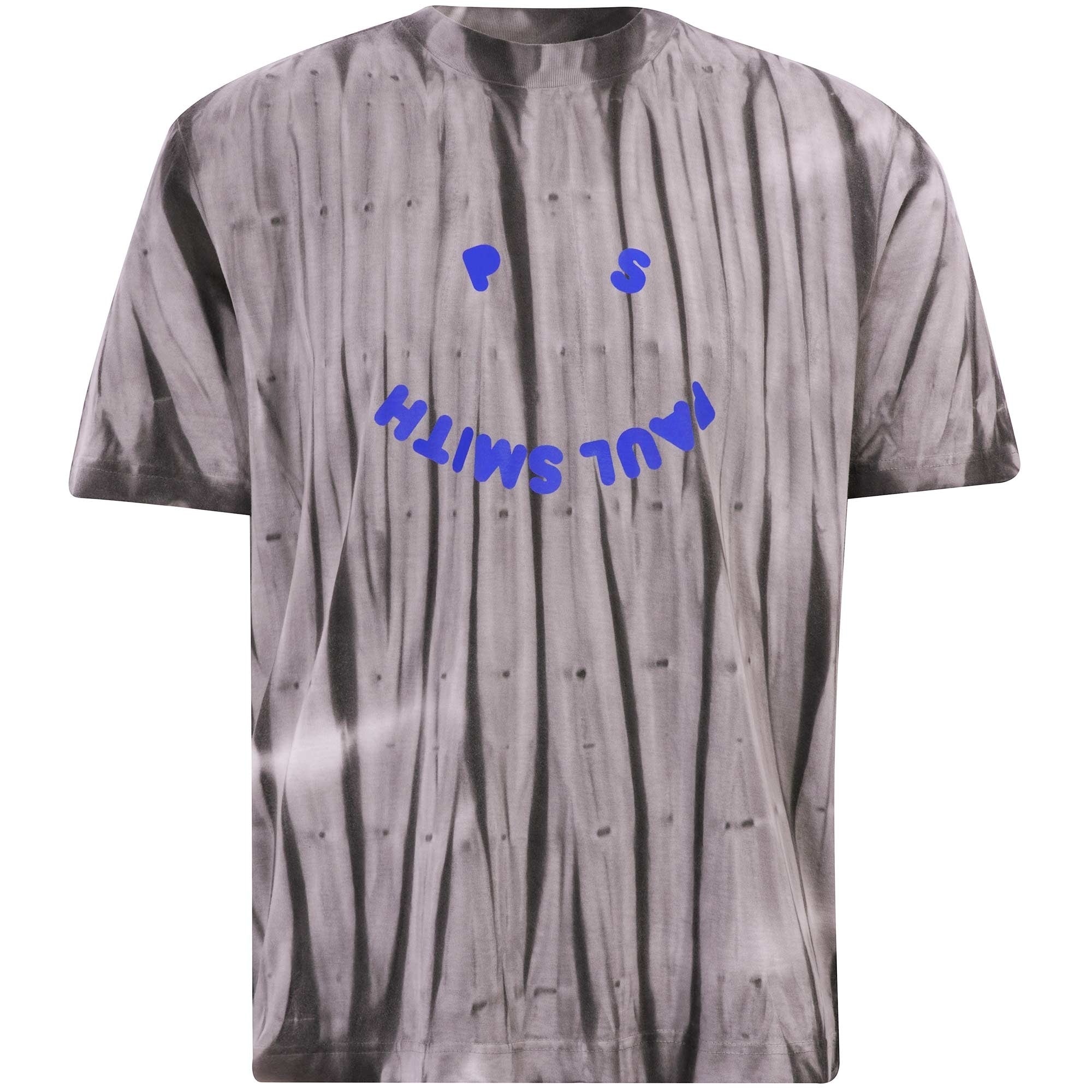 Paul Smith Tie-Dye 'Happy' T-Shirt - Black