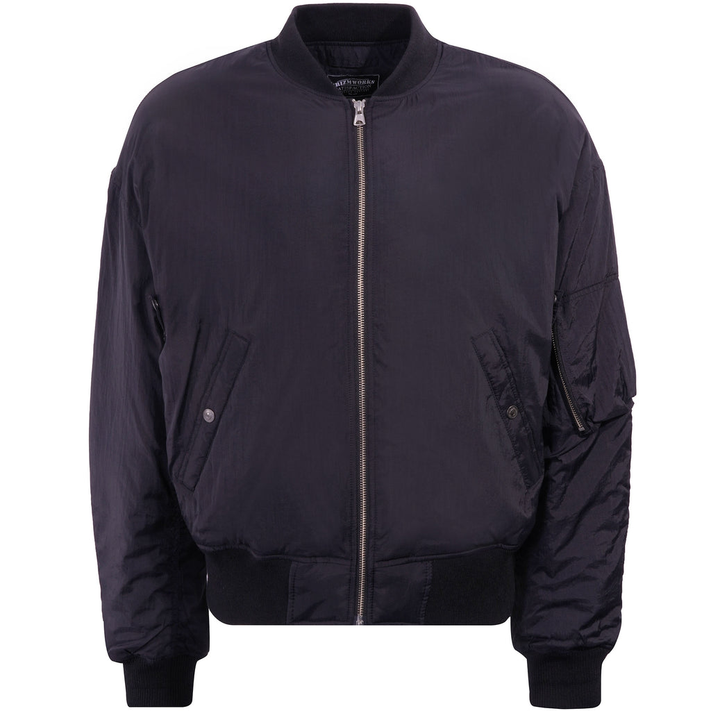 FrizmWORKS Silent MA-1 Flight Jacket - Black