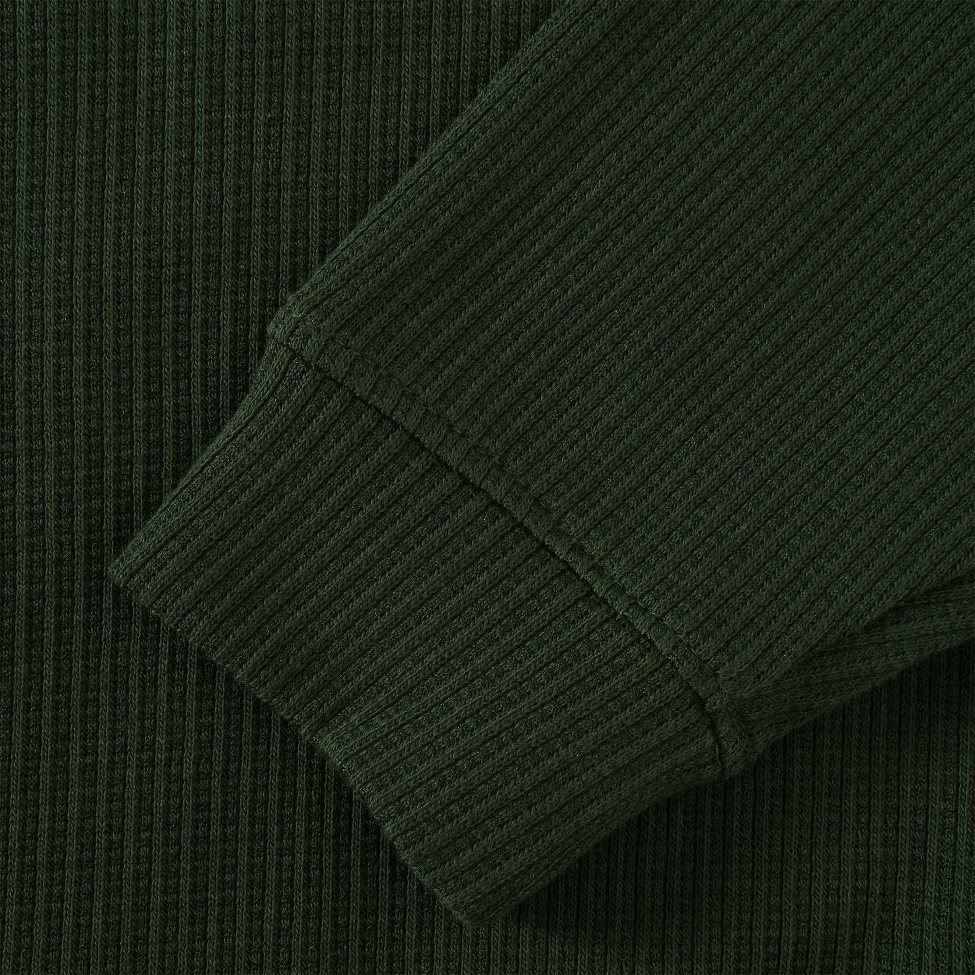 FrizmWORKS Cosy Half-Zip Knit - Olive
