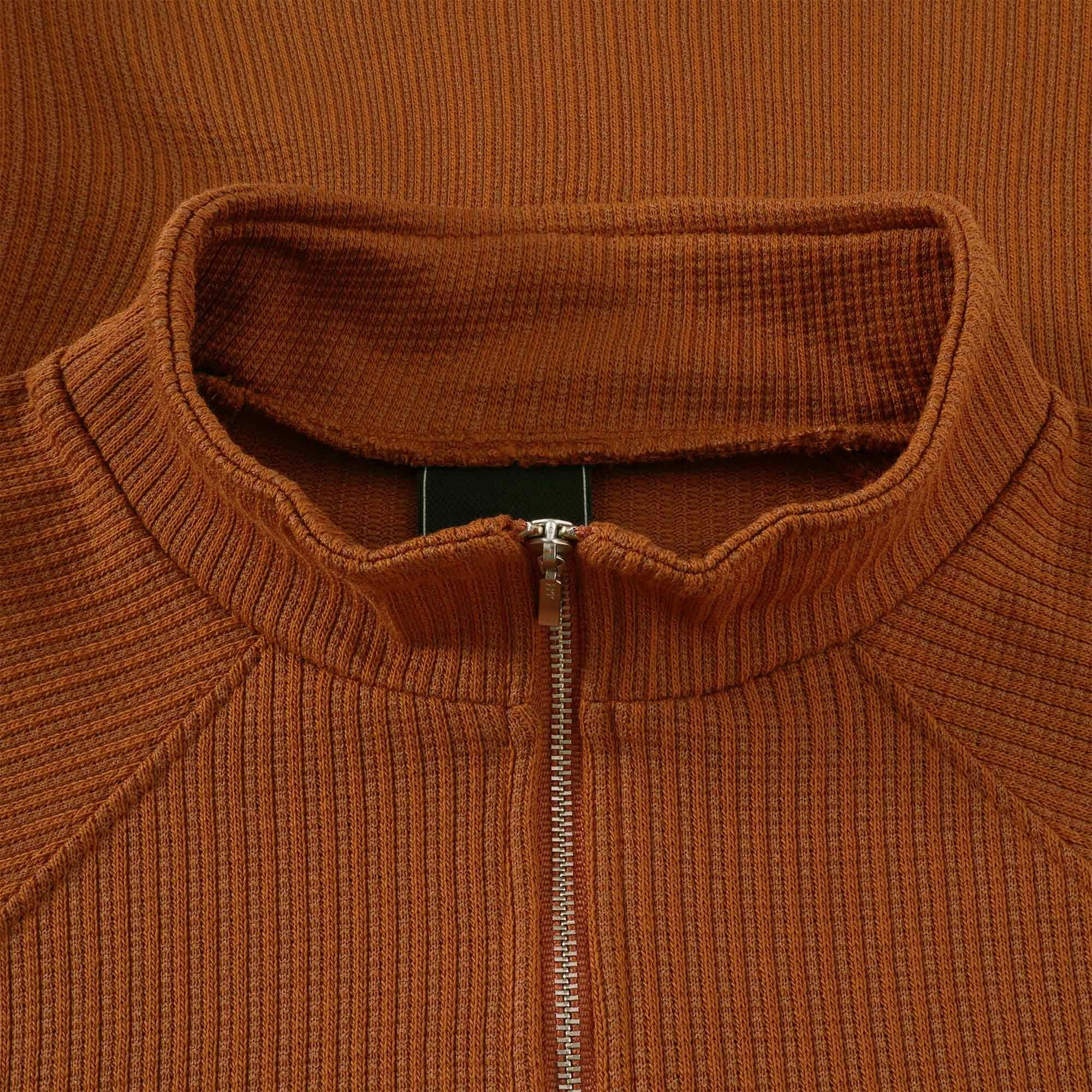 FrizmWORKS Cosy Half-Zip Knit - Brick