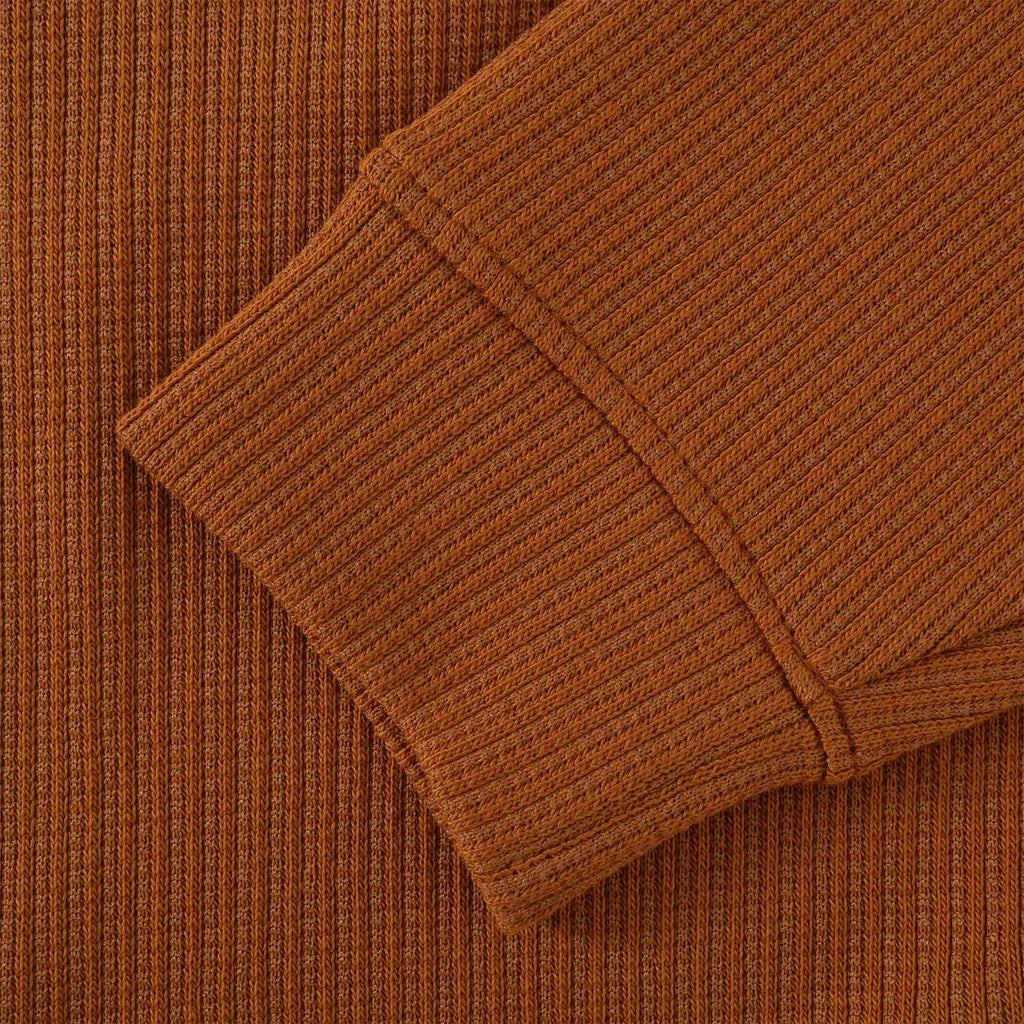 FrizmWORKS Cosy Half-Zip Knit - Brick