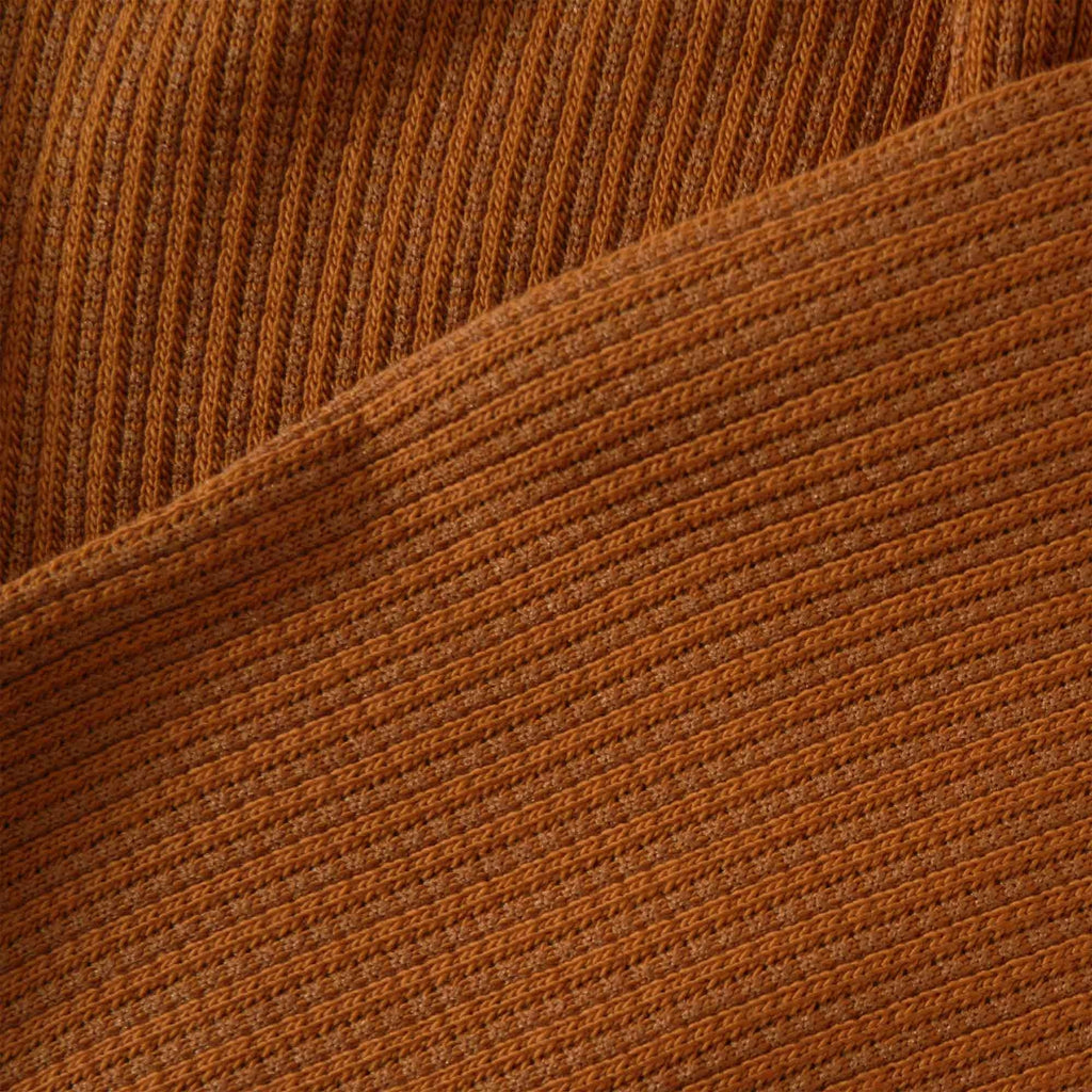 FrizmWORKS Cosy Half-Zip Knit - Brick