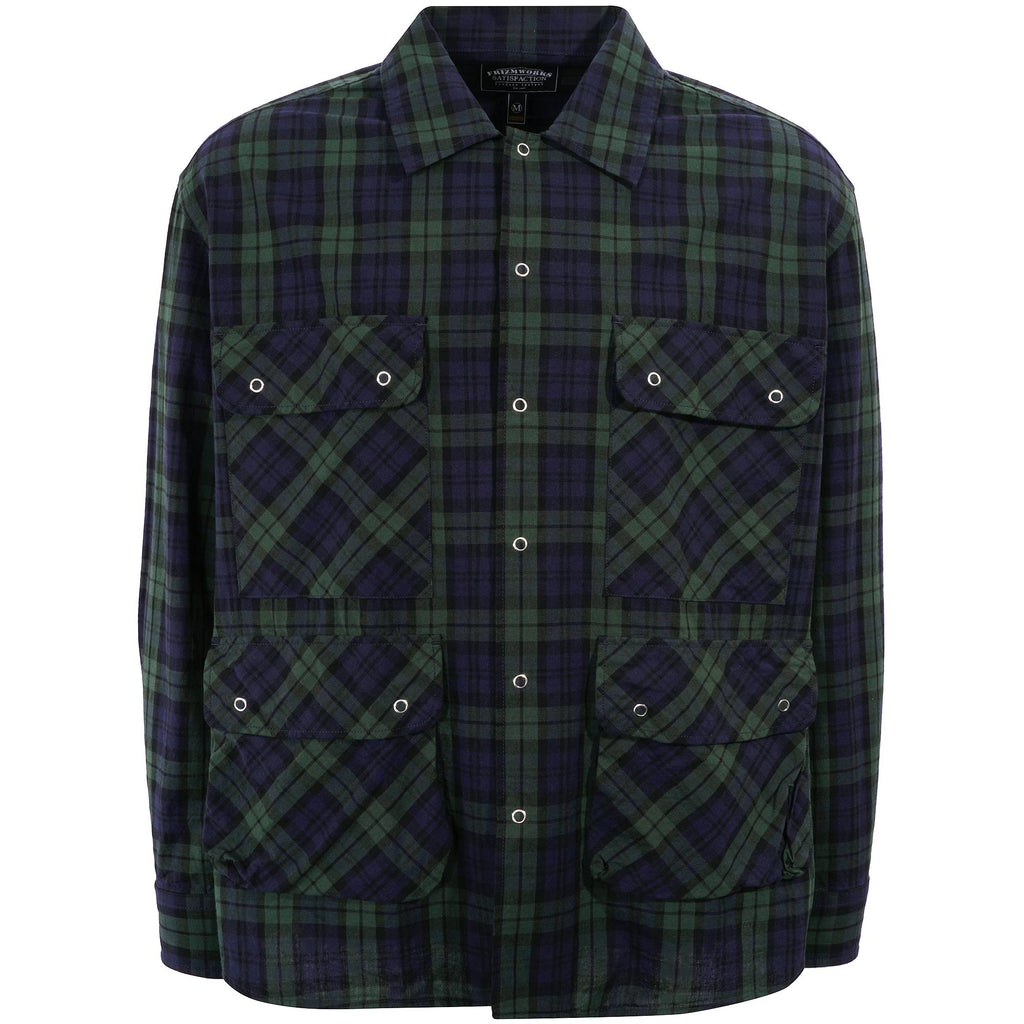 FrizmWORKS Multi Pocket Shirt Jacket - Black Watch