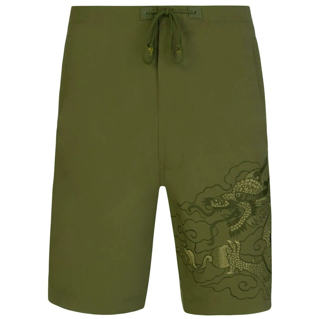 Maharishi Tibetan Dragon U.S. Snoshorts - Olive