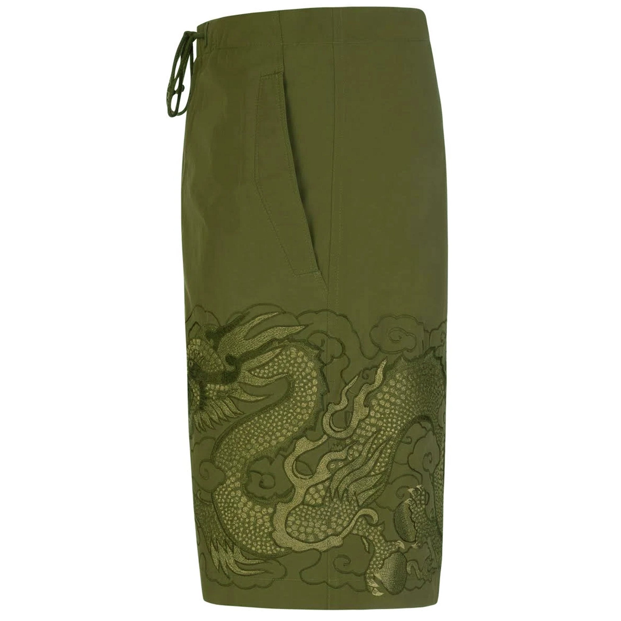 Maharishi Tibetan Dragon U.S. Snoshorts - Olive