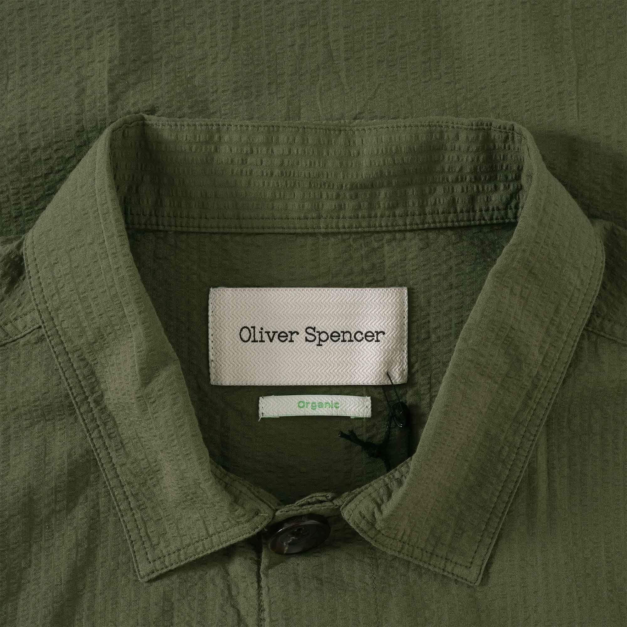 Oliver Spencer Hockney Shirt Jacket - Newlyn Green
