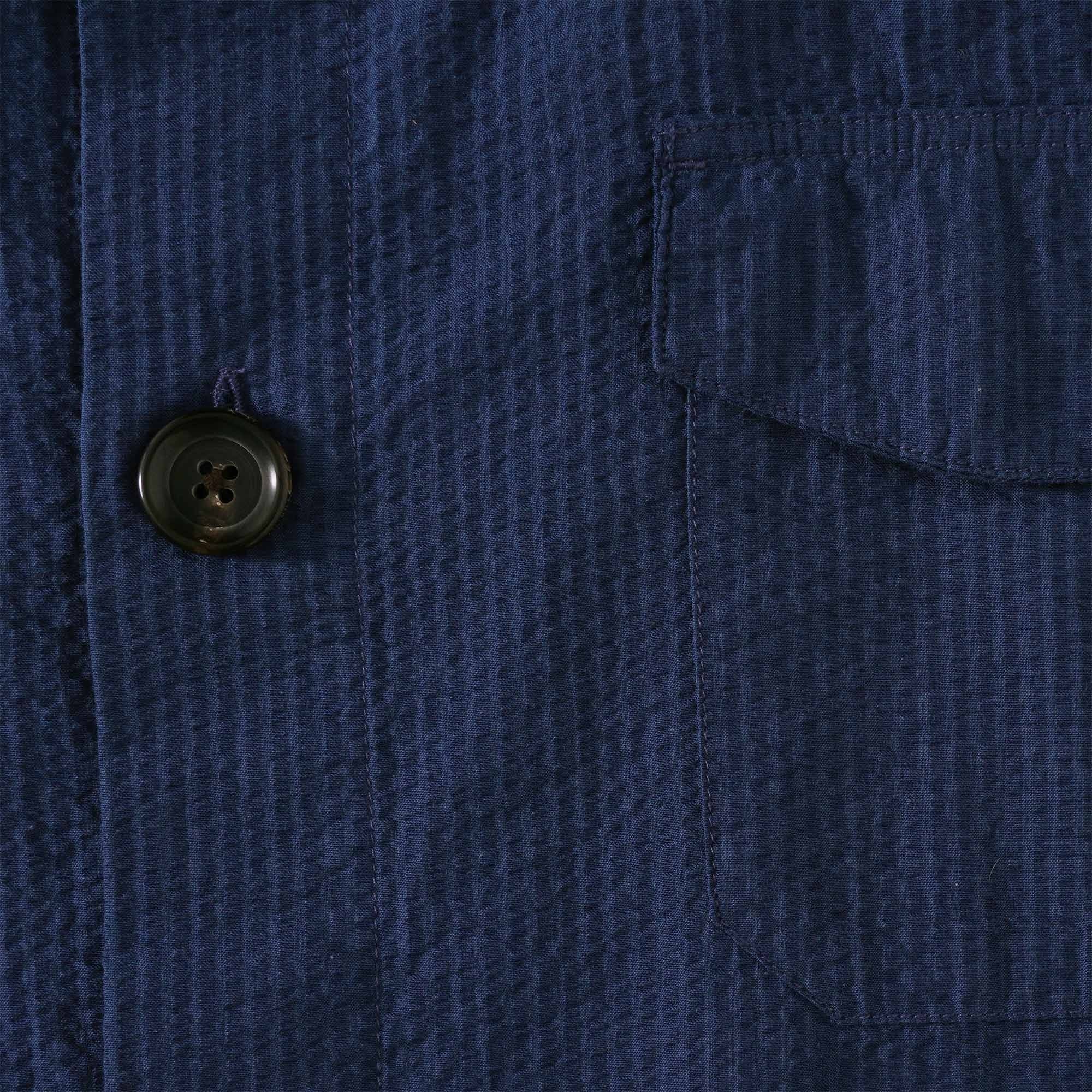 Oliver Spencer Hockney Shirt Jacket - Newlyn Blue