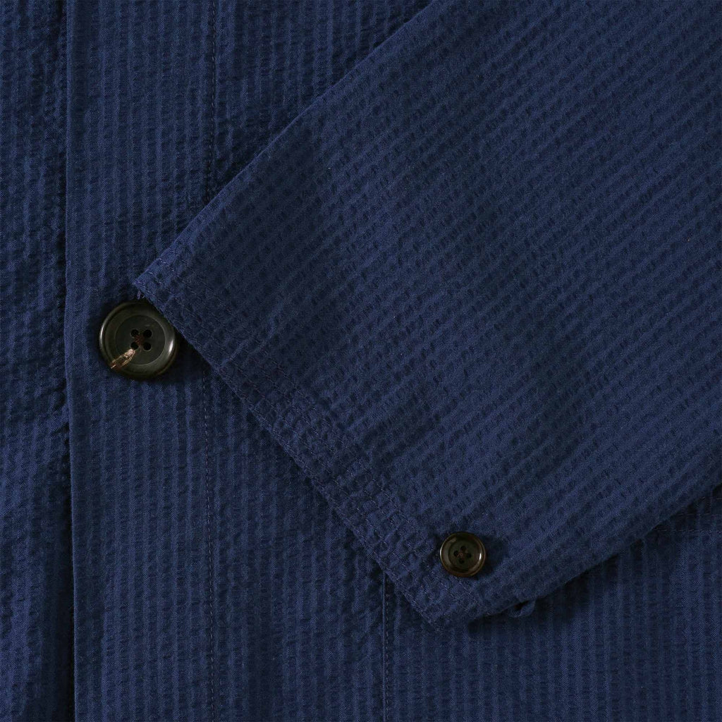 Oliver Spencer Hockney Shirt Jacket - Newlyn Blue
