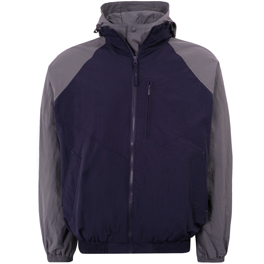 FrizmWORKS Nylon Set-Up Track Jacket - Navy