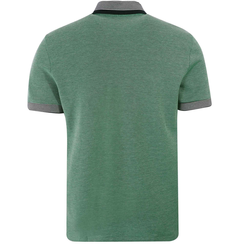 Lacoste Striped Cotton Polo Shirt - Green