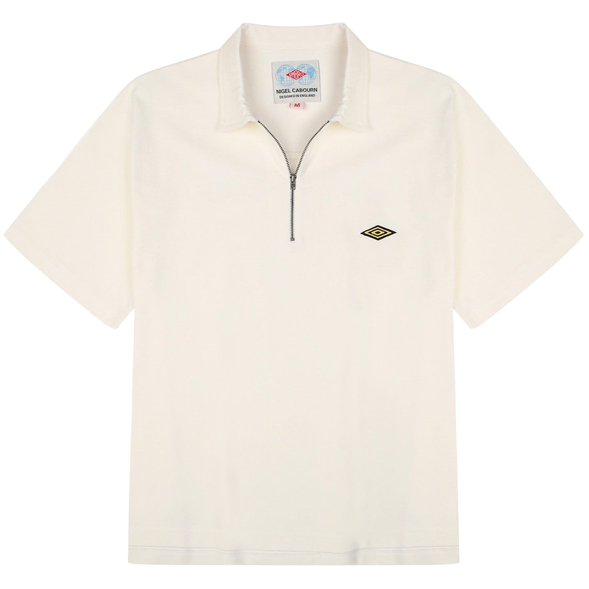 Nigel Cabourn x Umbro Half Zip Polo - Off-White