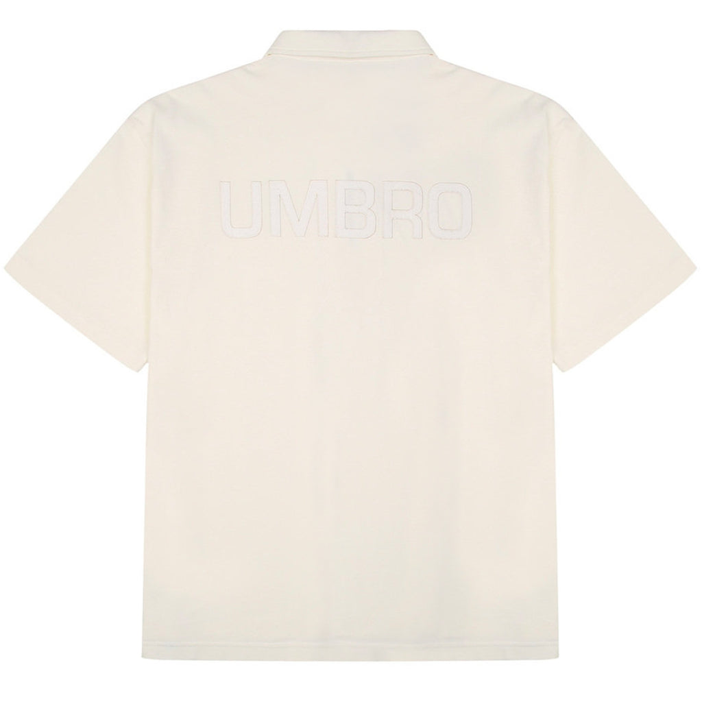 Nigel Cabourn x Umbro Half Zip Polo - Off-White
