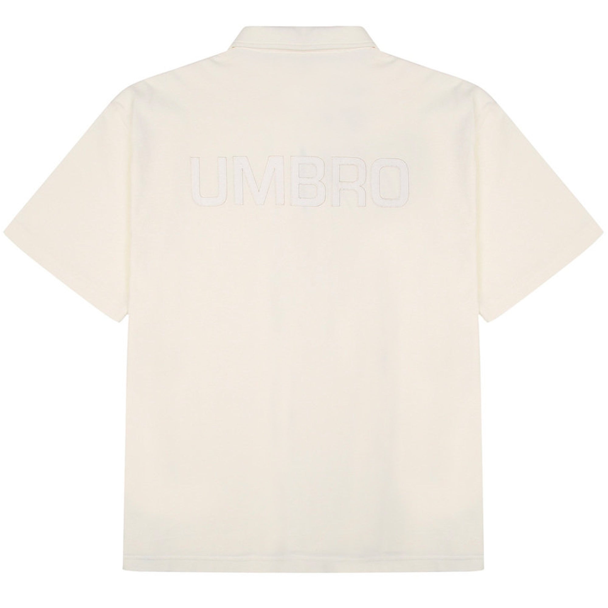Nigel Cabourn x Umbro Half Zip Polo - Off-White