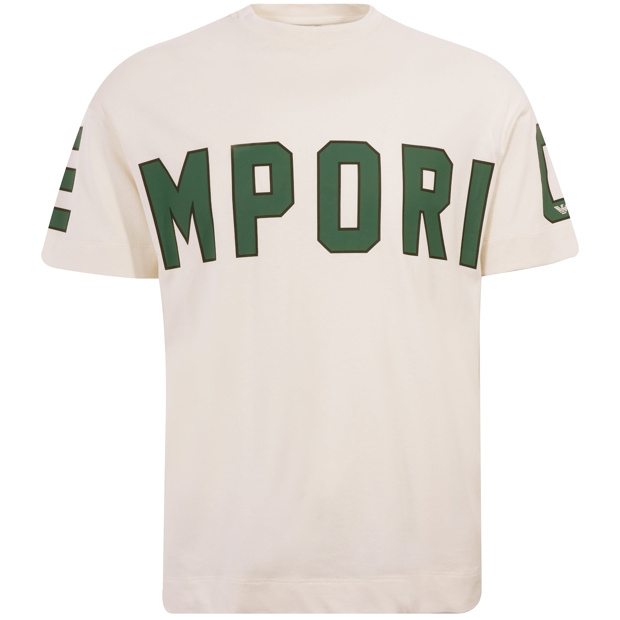 Emporio Armani Heavy Jersey T-Shirt - Vanilla