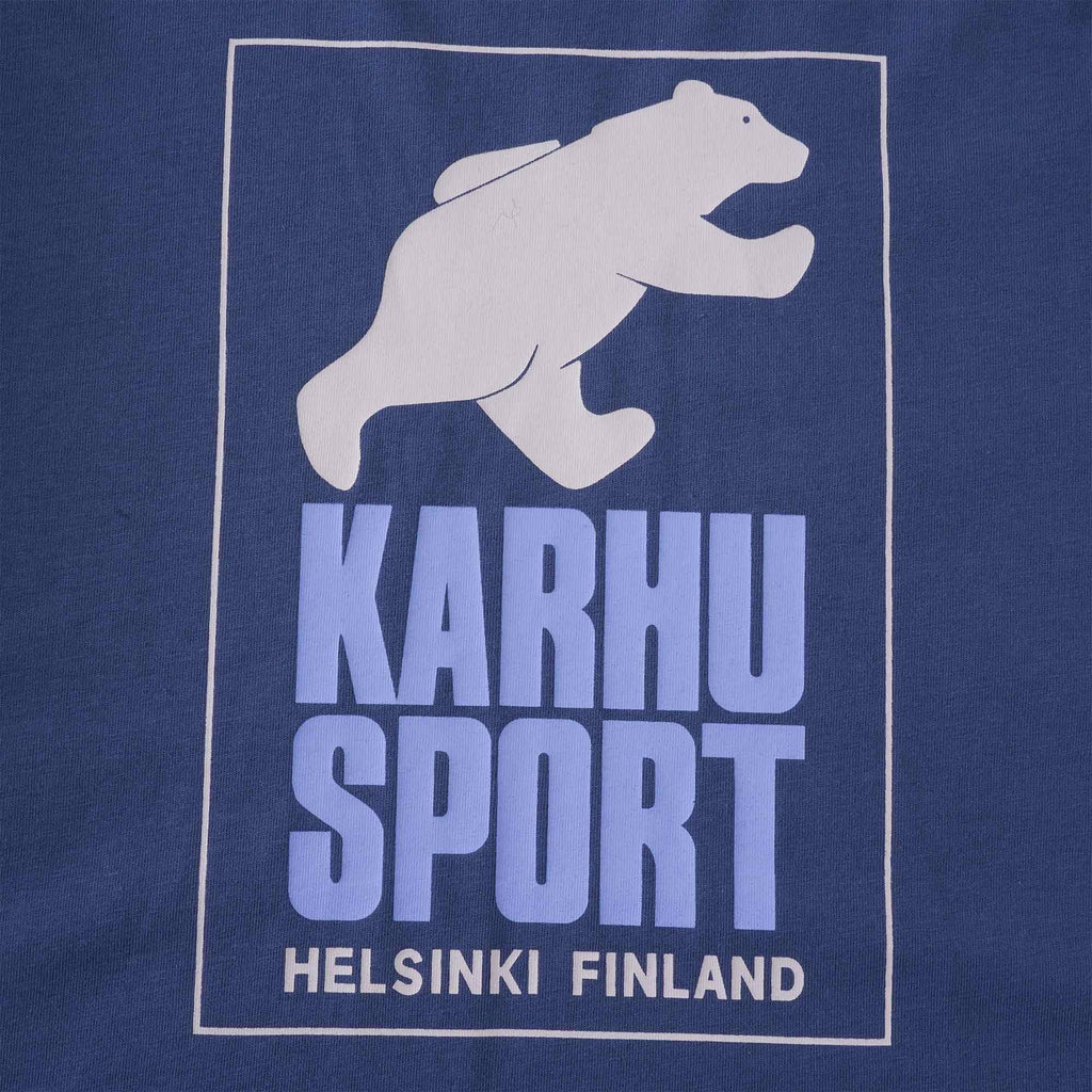 Karhu Helsinski Sport T-Shirt - True Navy/Bright White