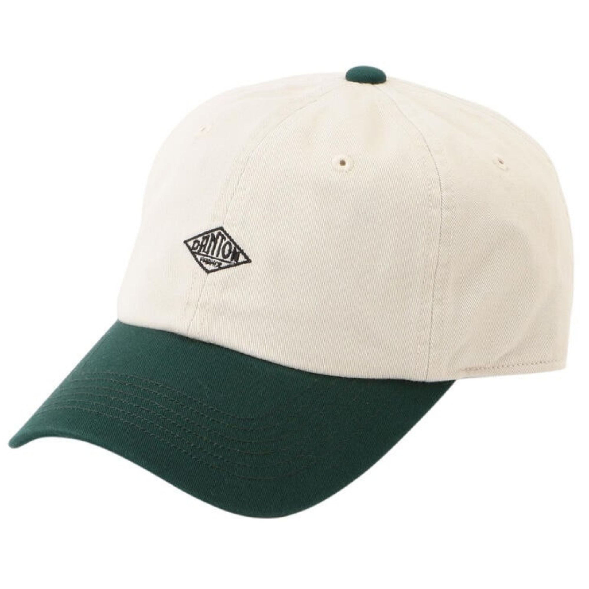 Danton TKC 6 Panel 2 Tone Cap - Ivory/Green