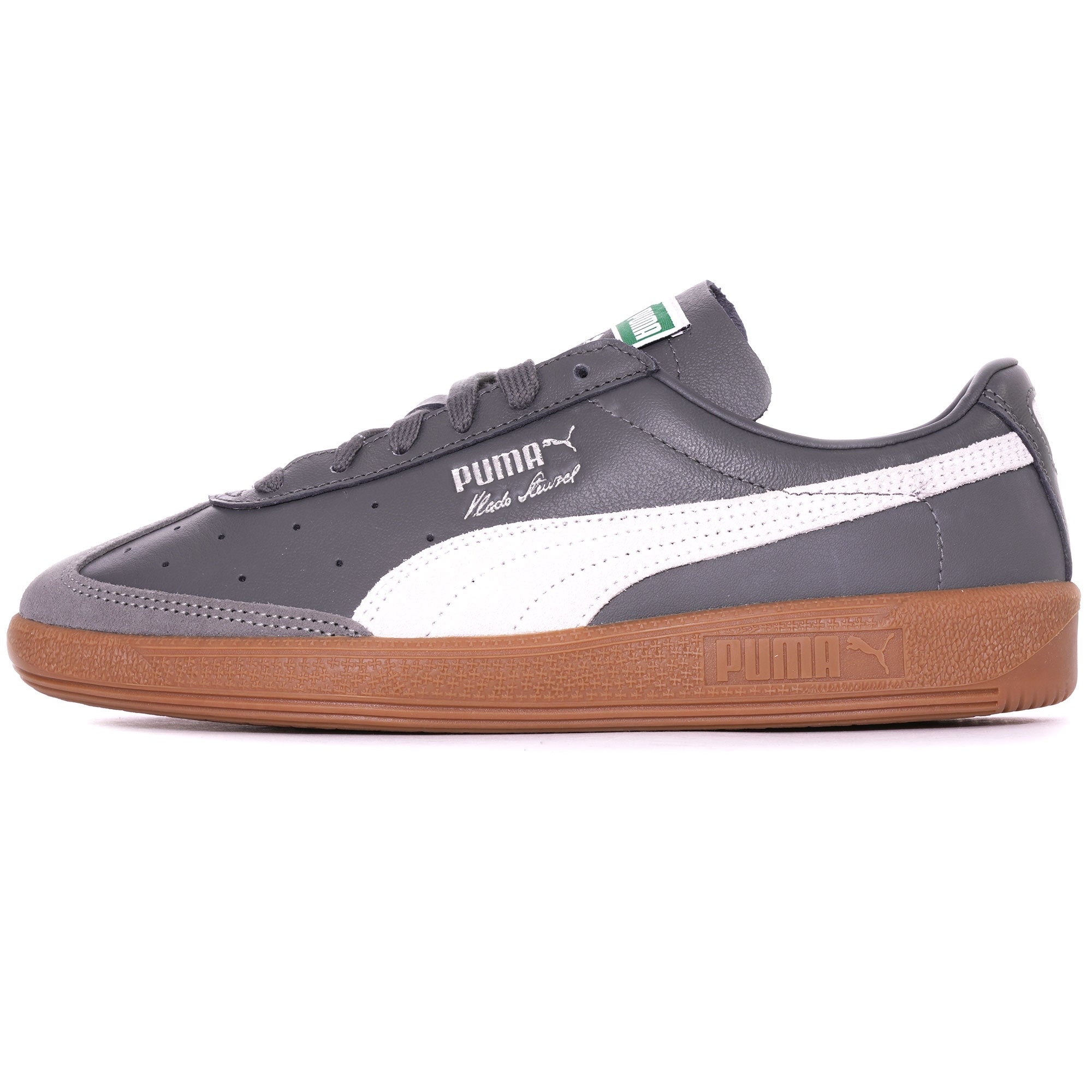 Puma Vlado Stenzel Leather Trainers - Dark Shadow/White
