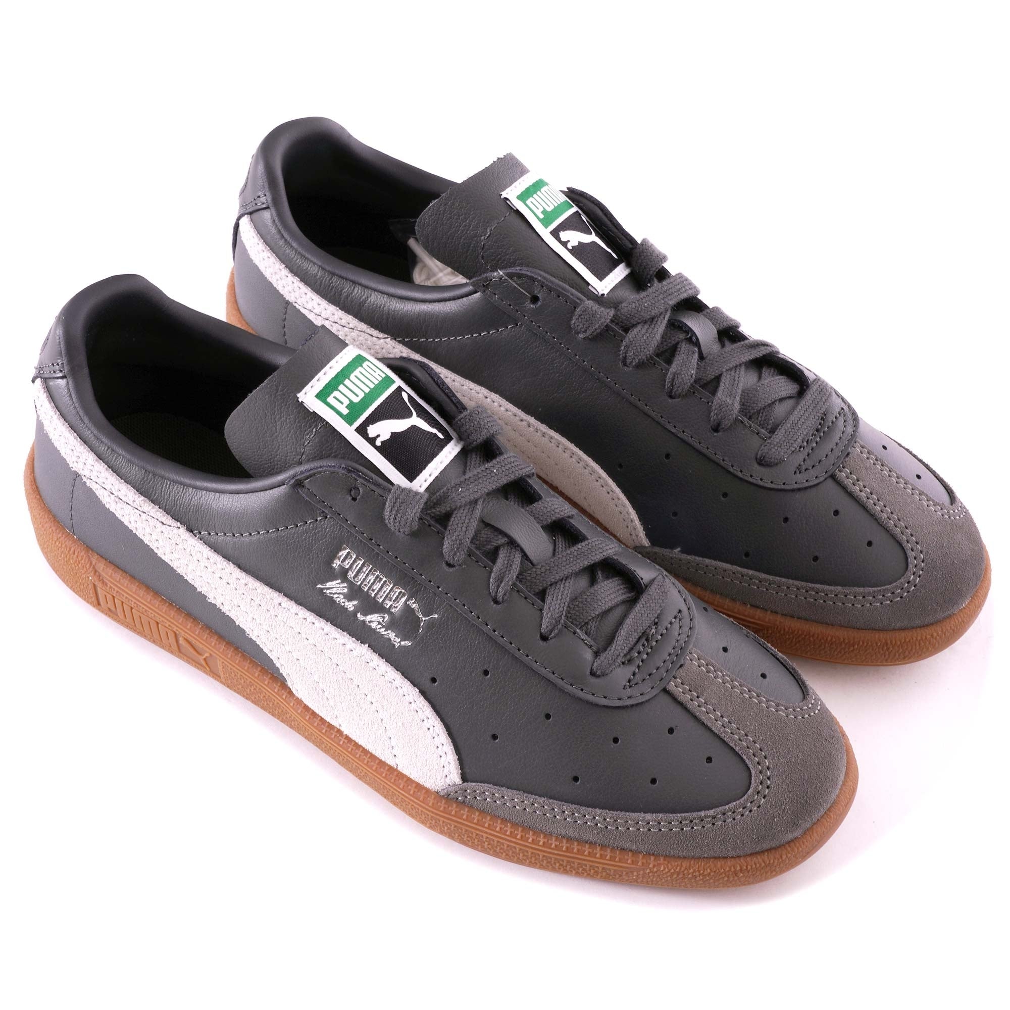Puma Vlado Stenzel Leather Trainers - Dark Shadow/White