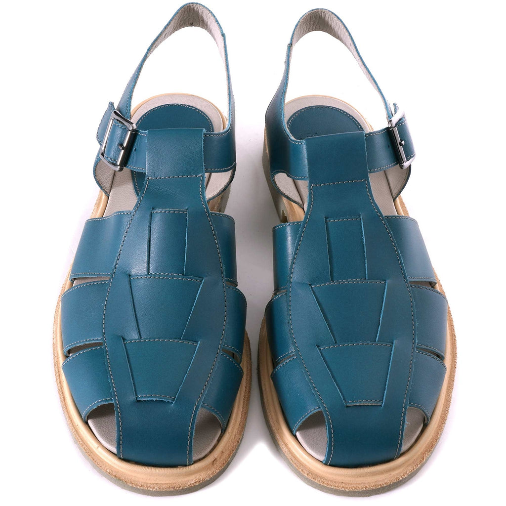 Paraboot Womens Iberis/Chase Sandals - Bleu Vert