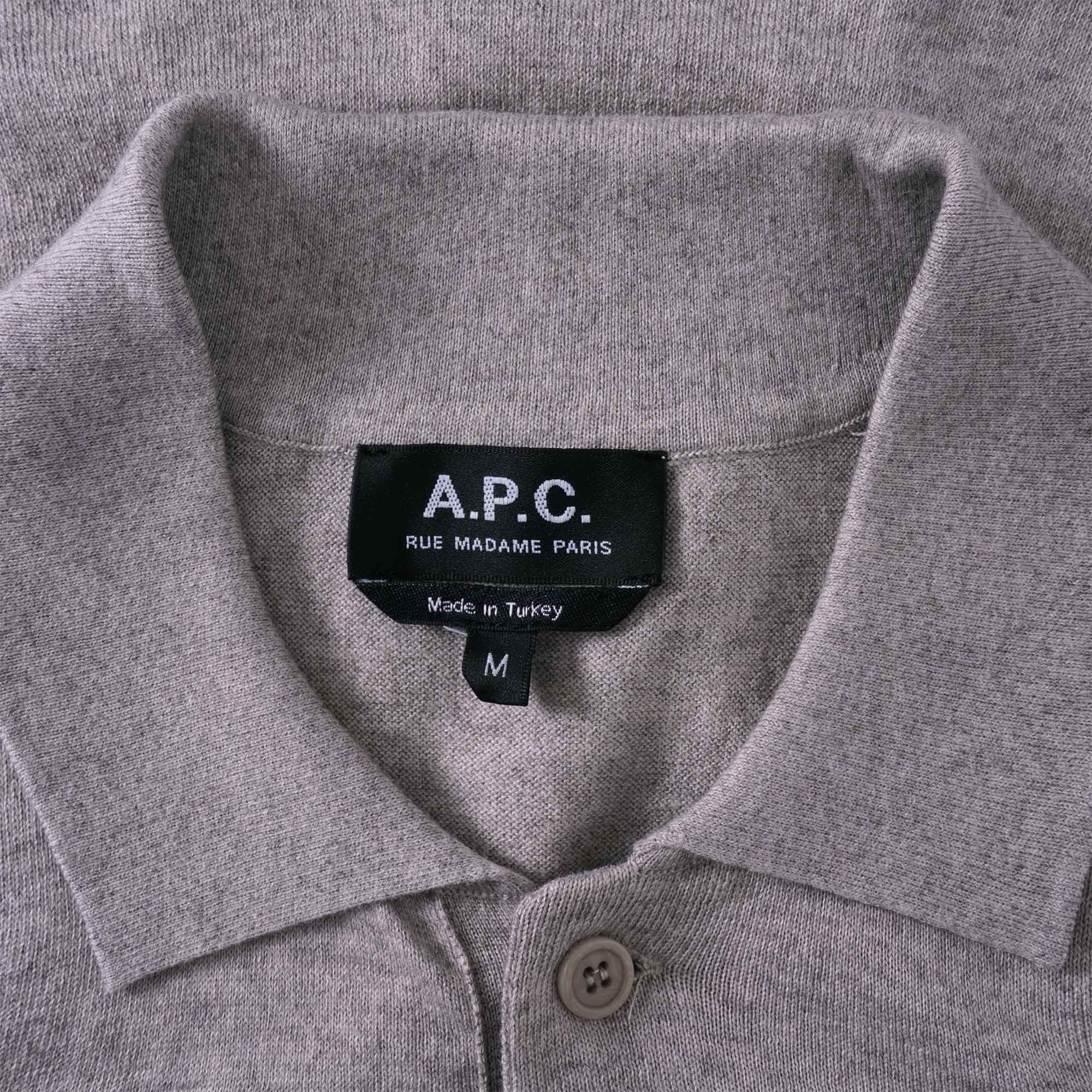 A.P.C. Gregoire Polo Shirt - Mastic
