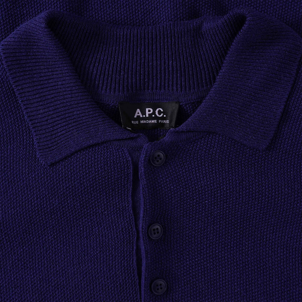 A.P.C. Jude Polo Shirt - Indigo