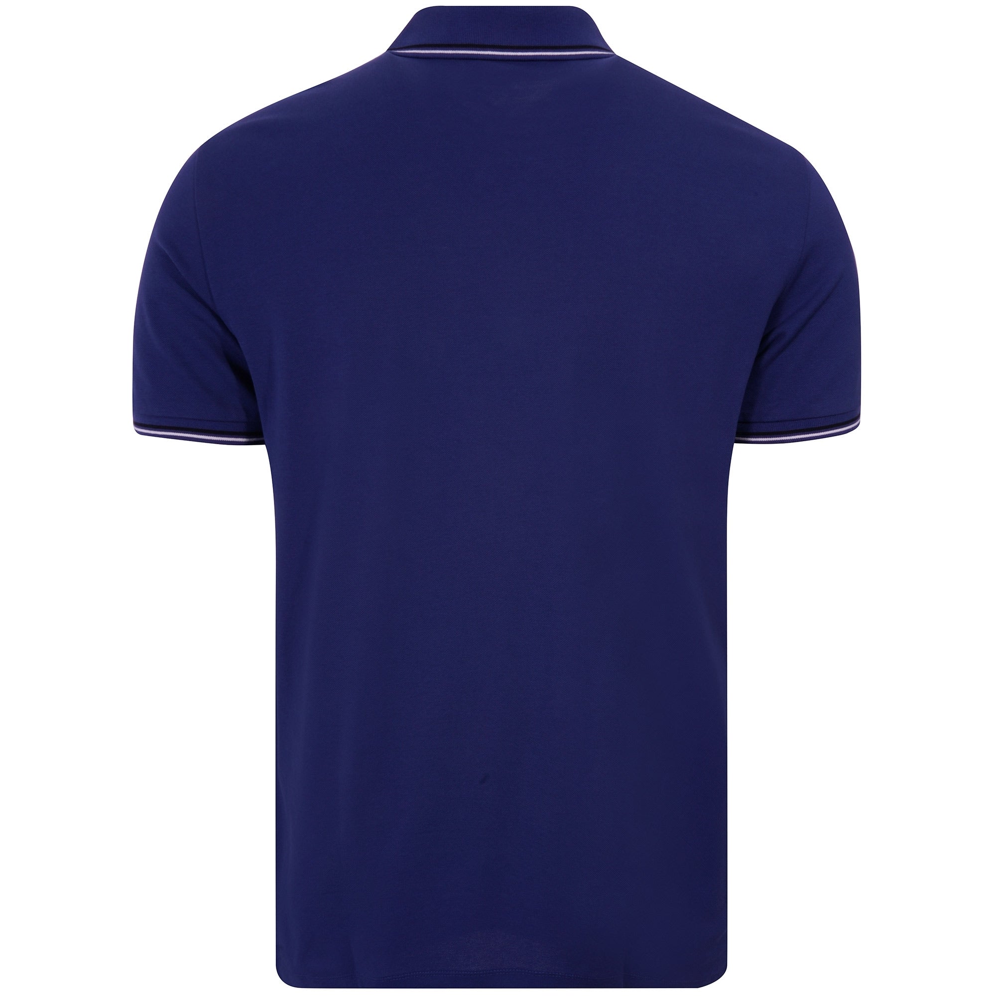 Emporio Armani Stretch Piqu Polo Shirt - Colonia Blue