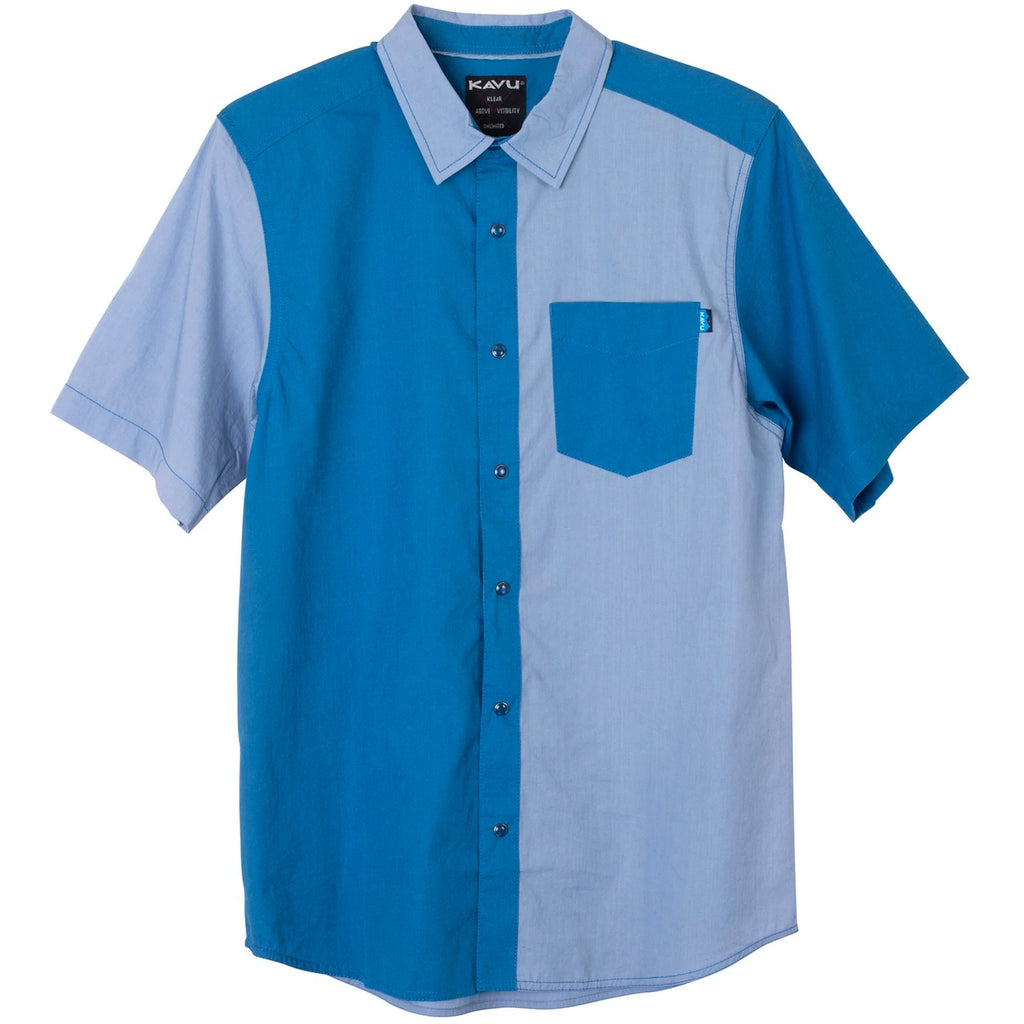 Kavu Scatter Block Shirt - Ocean