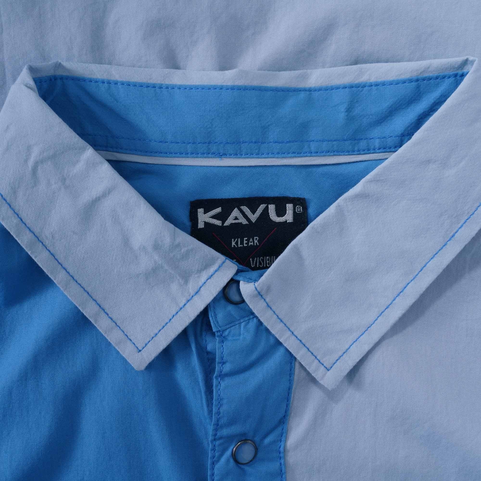 Kavu Scatter Block Shirt - Ocean