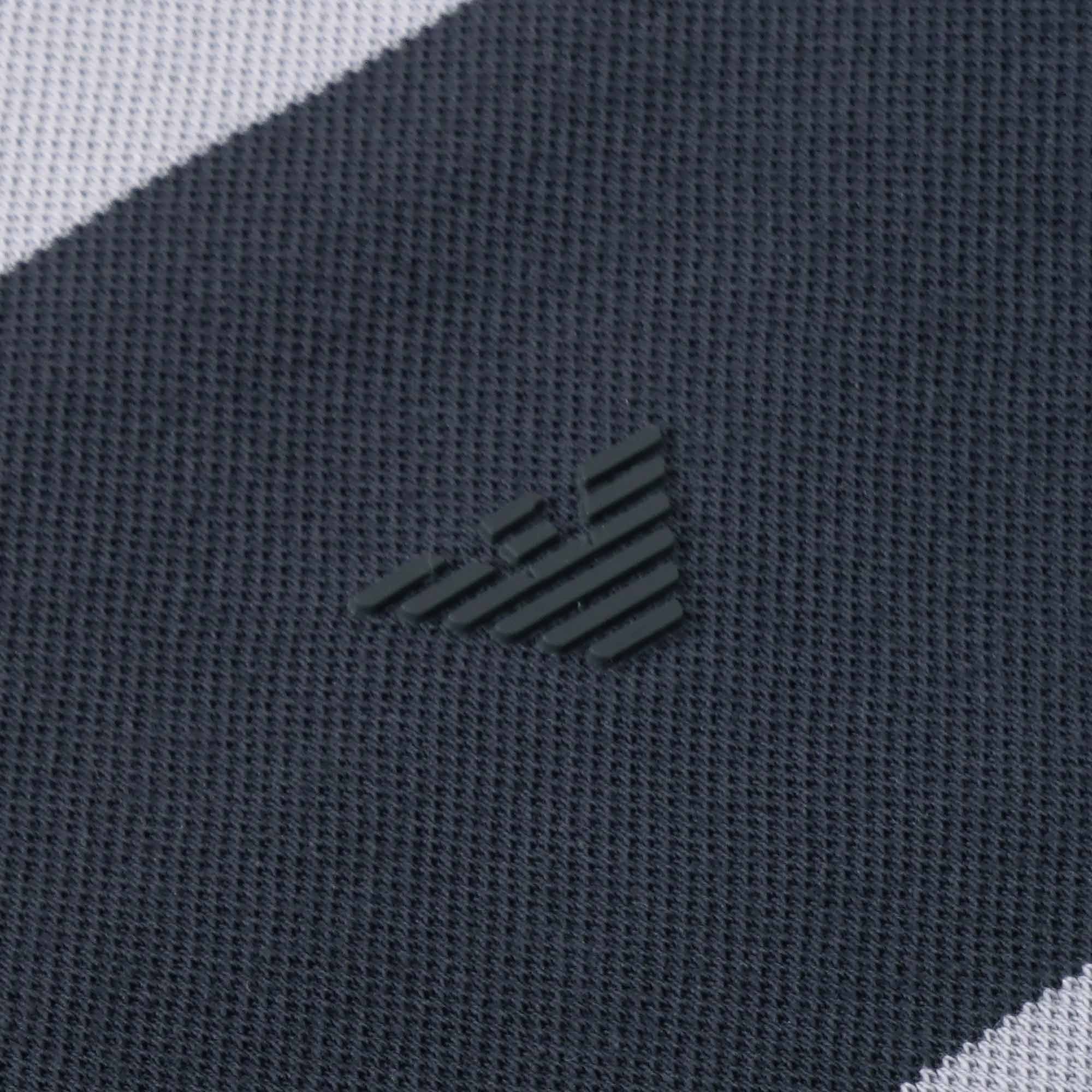 Emporio Armani Striped Polo Shirt - Righe Grigie