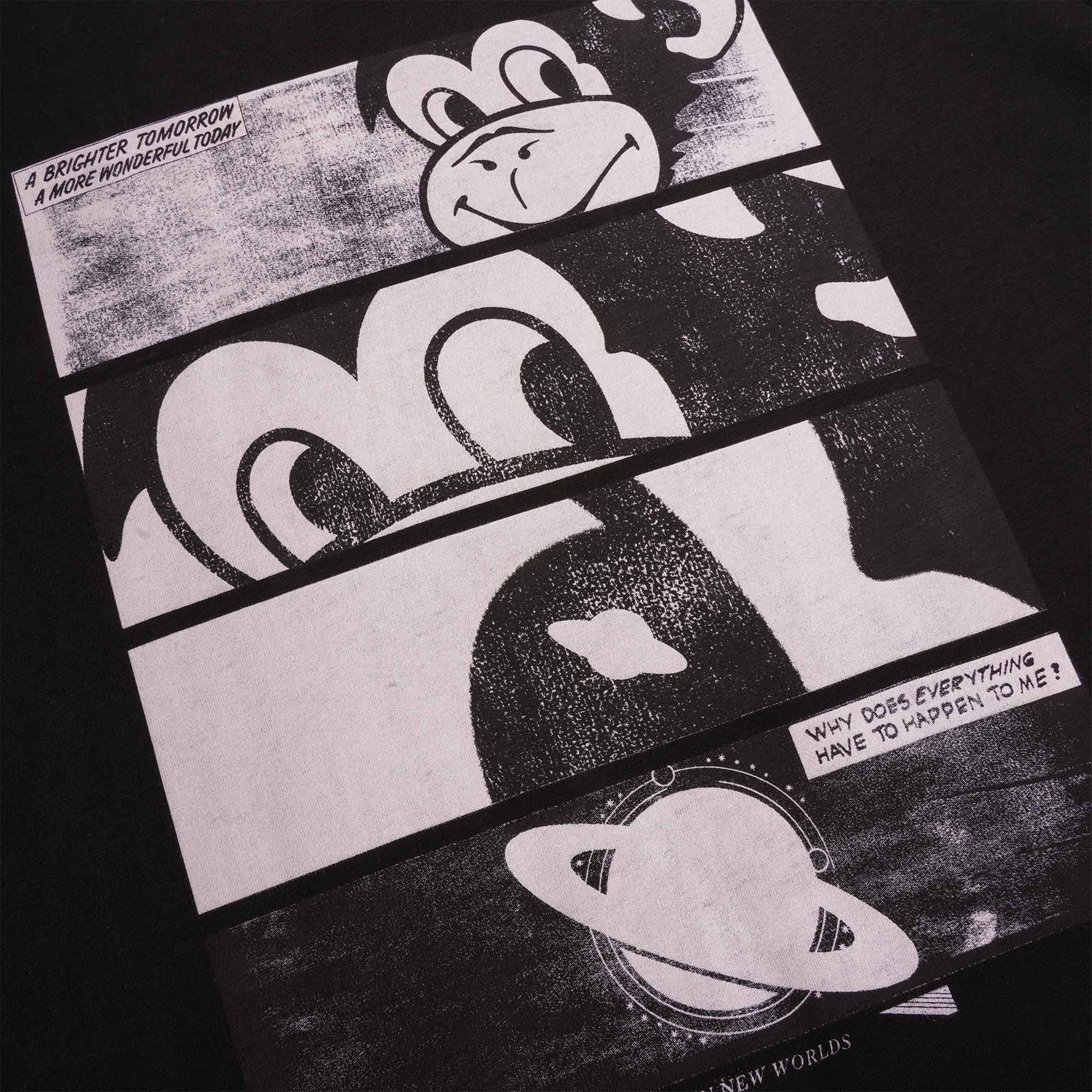 Paul Smith Monkey Comic-Strip T-Shirt - Black