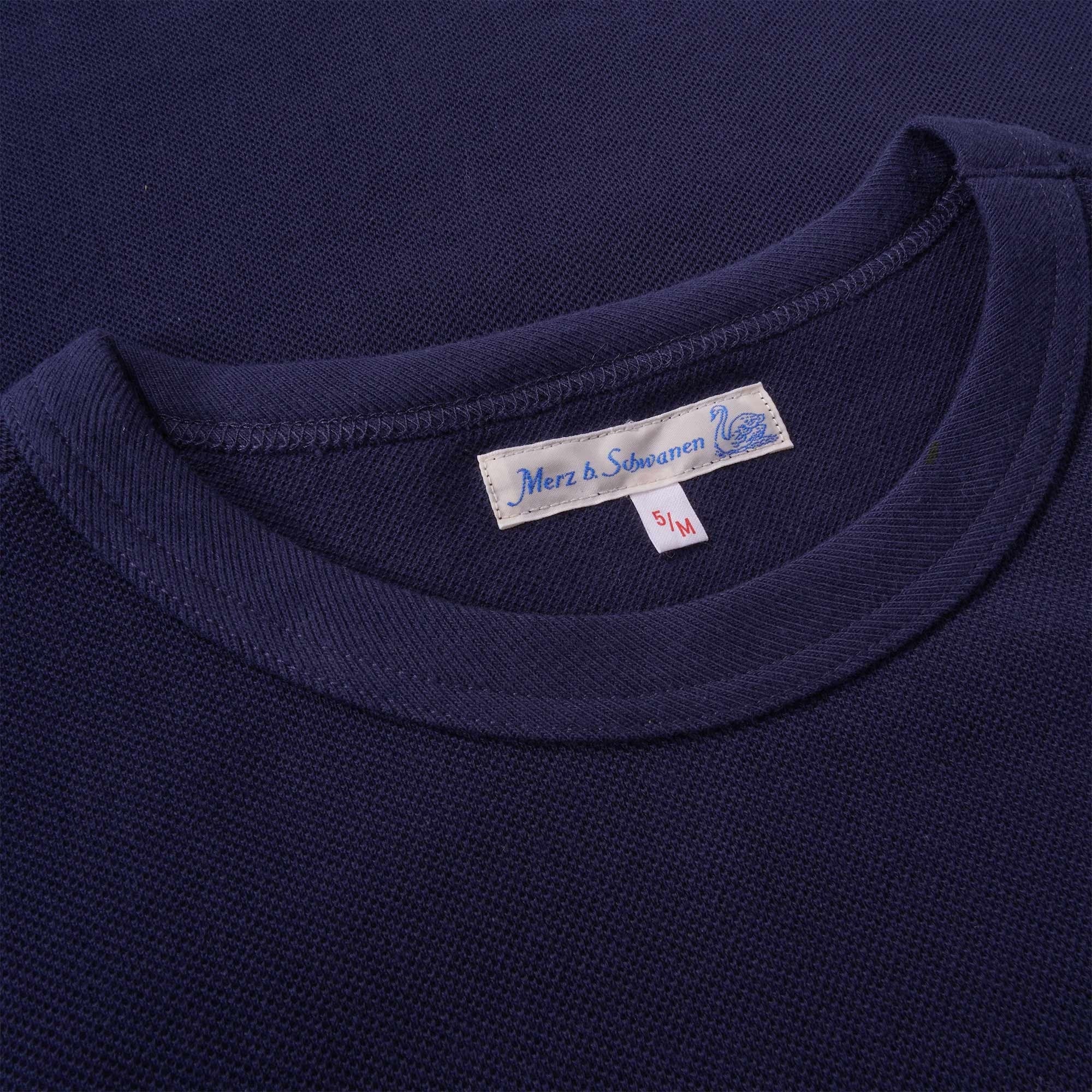 Merz b Schwanen Crewneck T-shirt - Ink Blue
