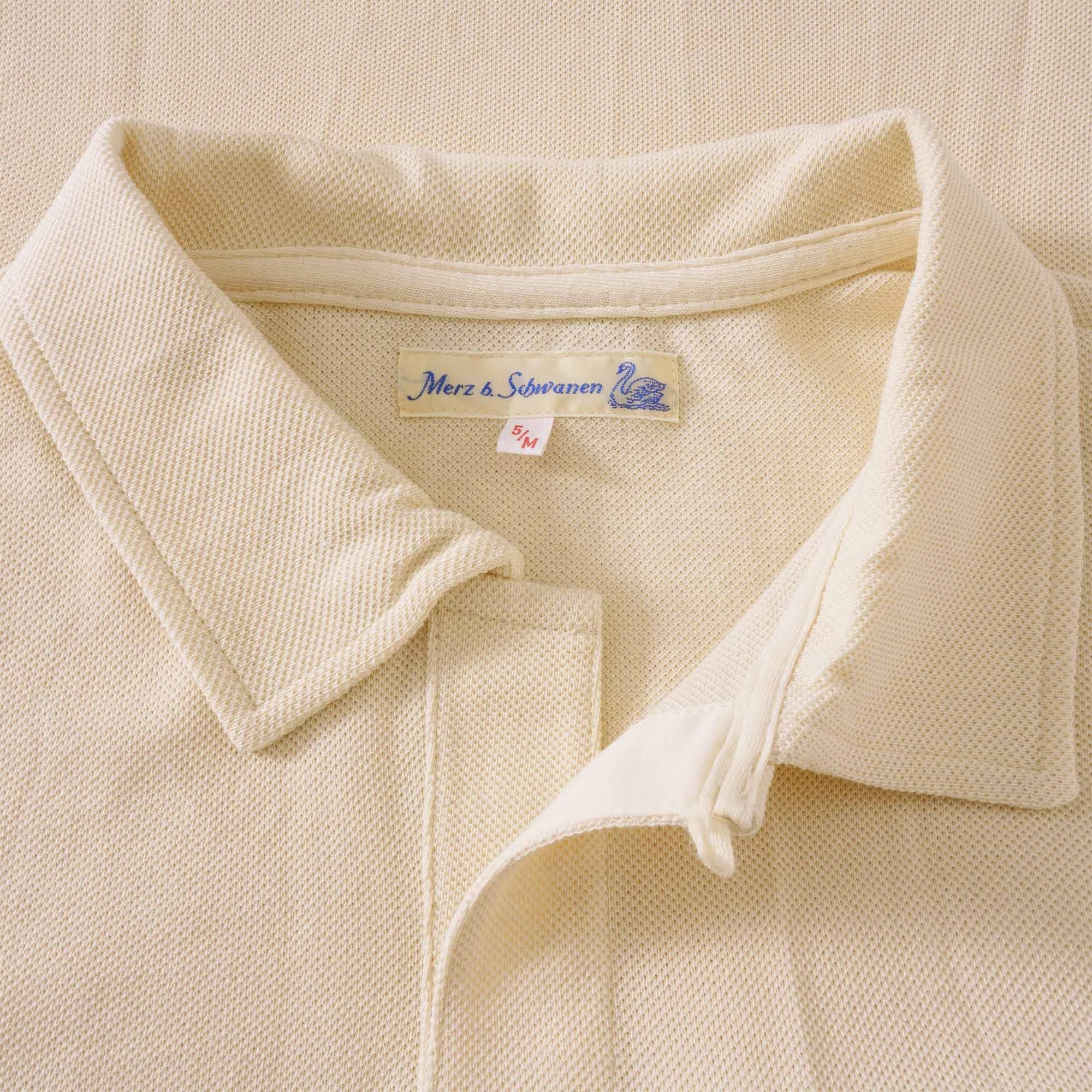 Merz b Schwanen Pocket Polo Shirt - Natural