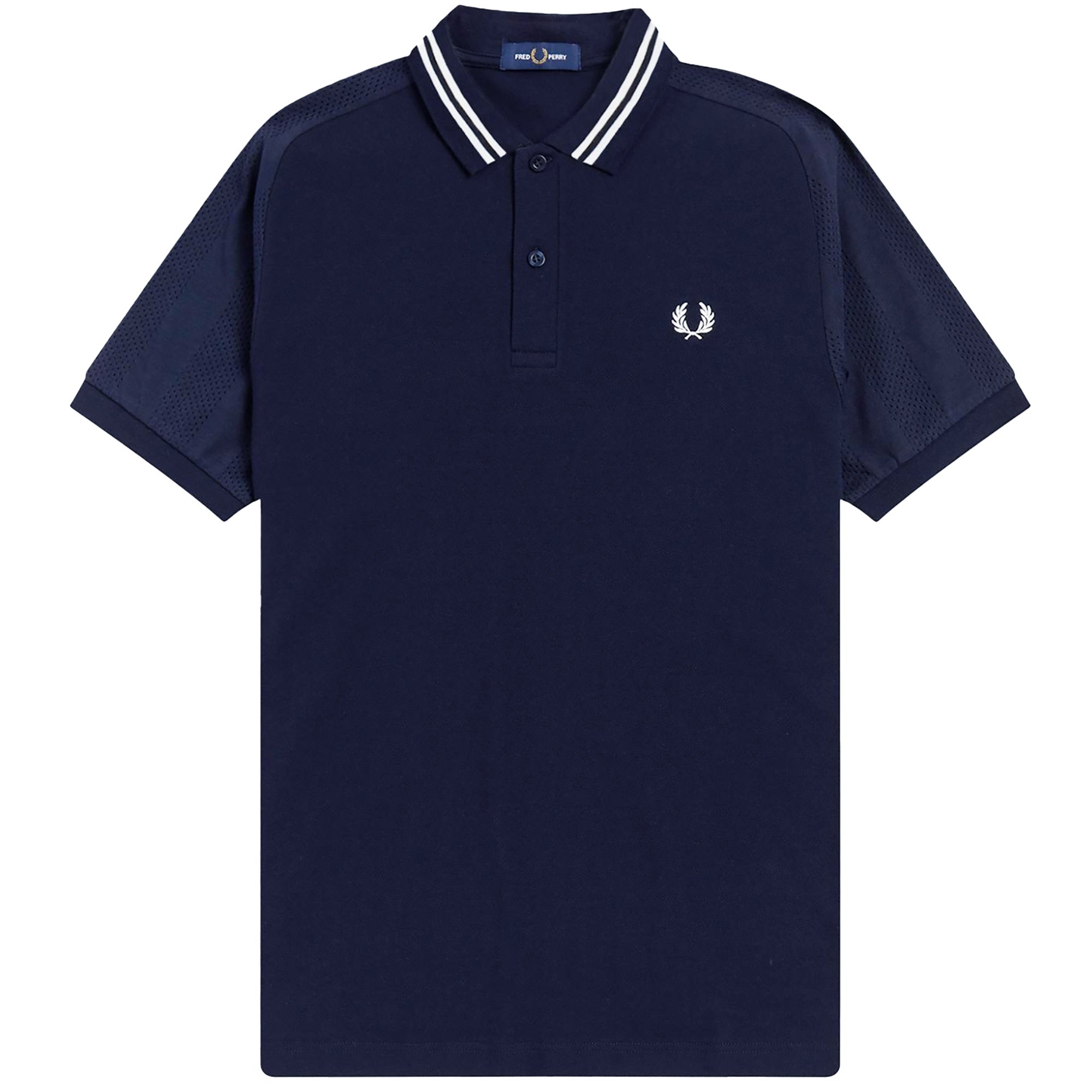 Fred Perry M3 Raglan Sleeve Polo Shirt - Navy
