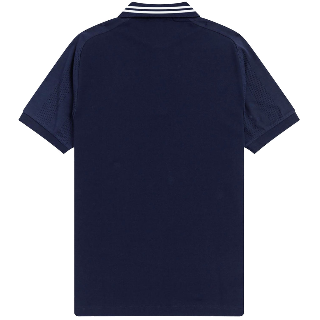 Fred Perry M3 Raglan Sleeve Polo Shirt - Navy