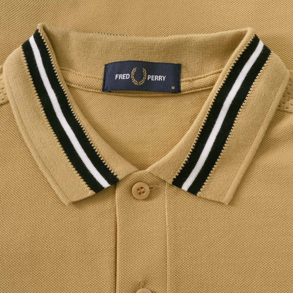 Fred Perry M3 Raglan Sleeve Polo Shirt - Desert