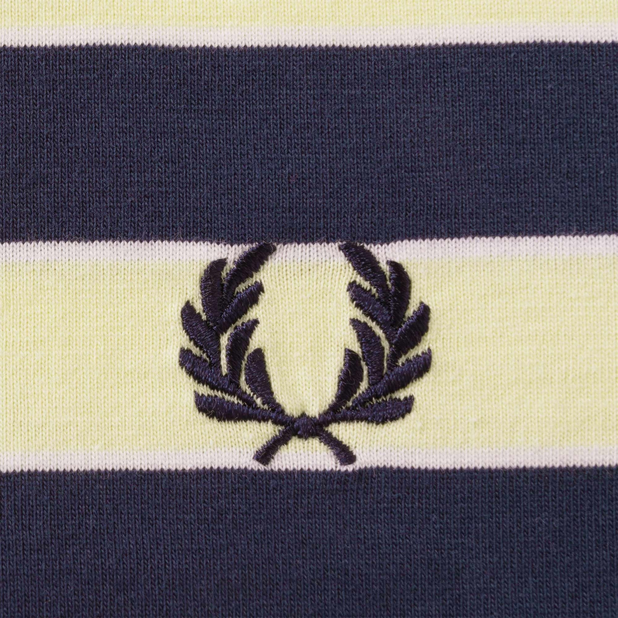 M3 Striped Jersey Polo Shirt - Wax Yellow