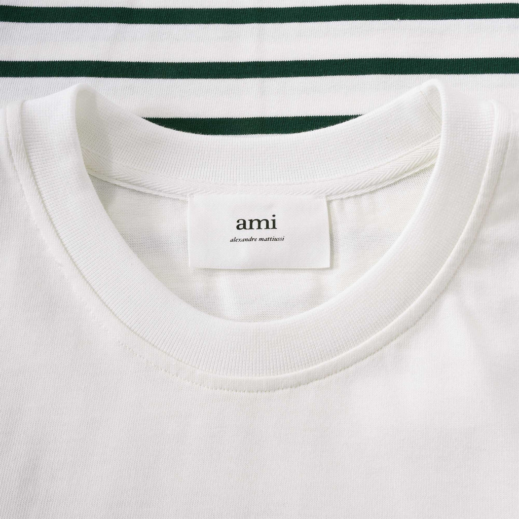 AMI De Coeur Mariniere Jersey - White/Green