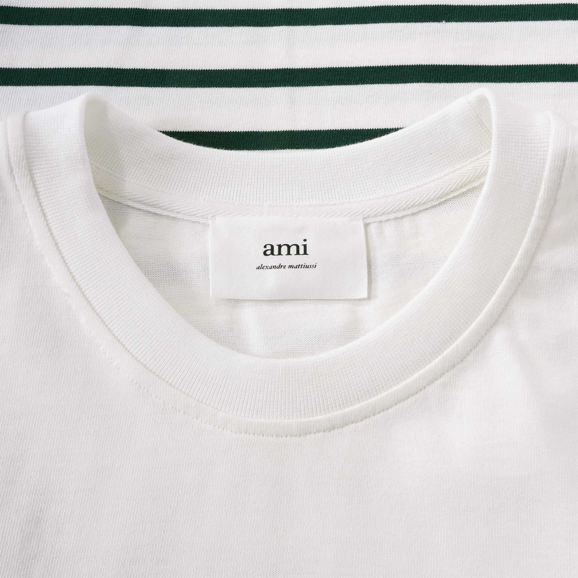 AMI De Coeur Mariniere Jersey - White/Green