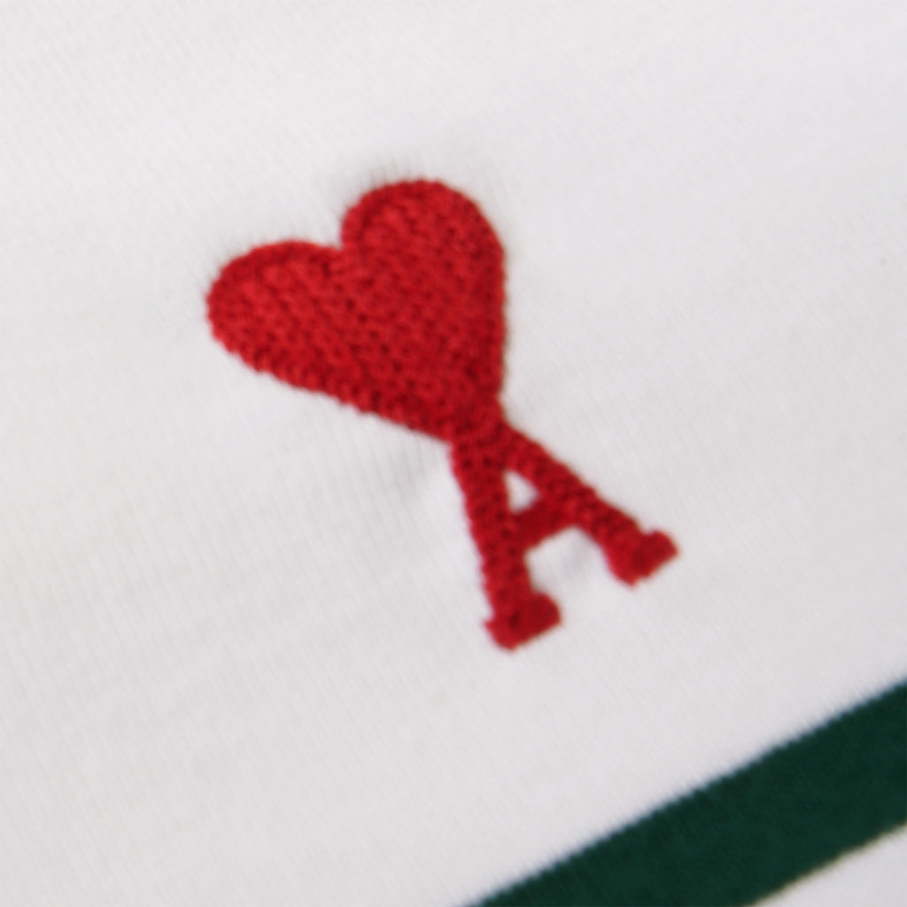 AMI De Coeur Mariniere Jersey - White/Green