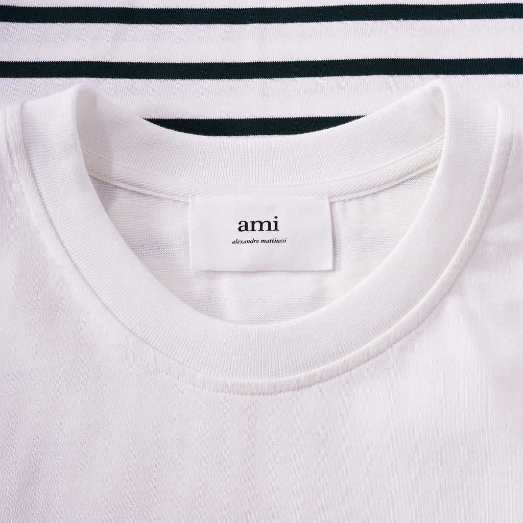 AMI De Coeur Mariniere Jersey - White/Black