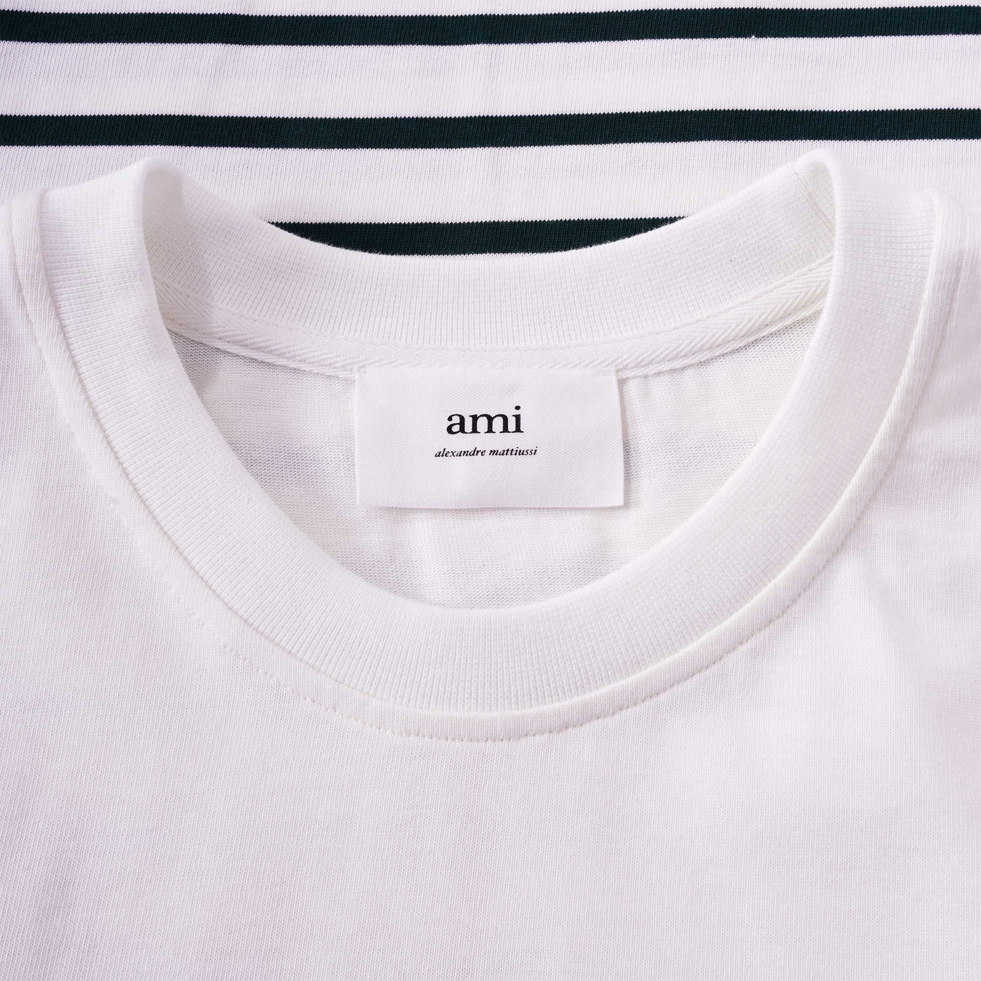 AMI De Coeur Mariniere Jersey - White/Black
