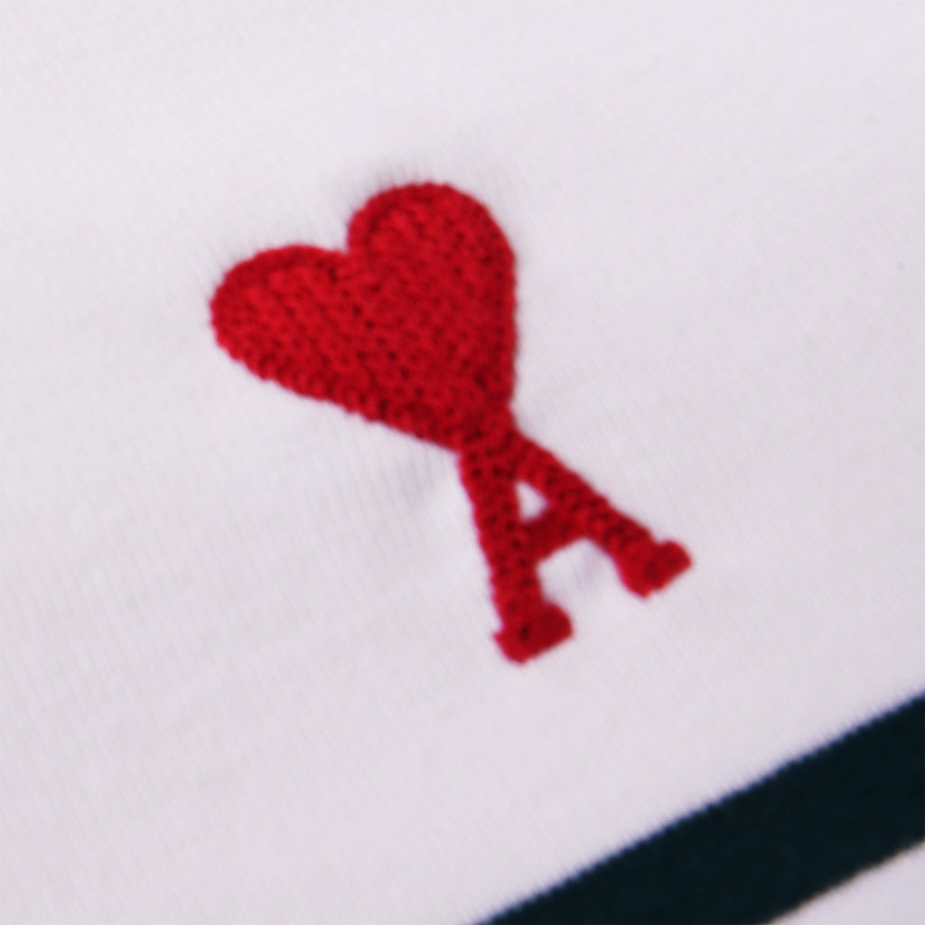 AMI De Coeur Mariniere Jersey - White/Black