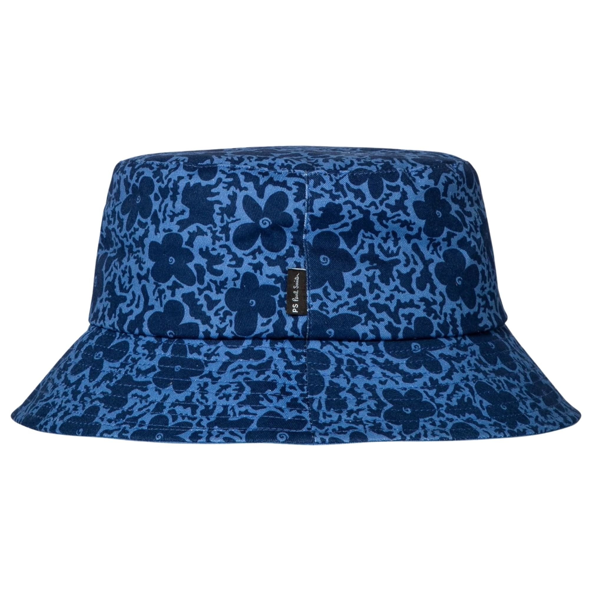 Floral Bucket Hat - Navy