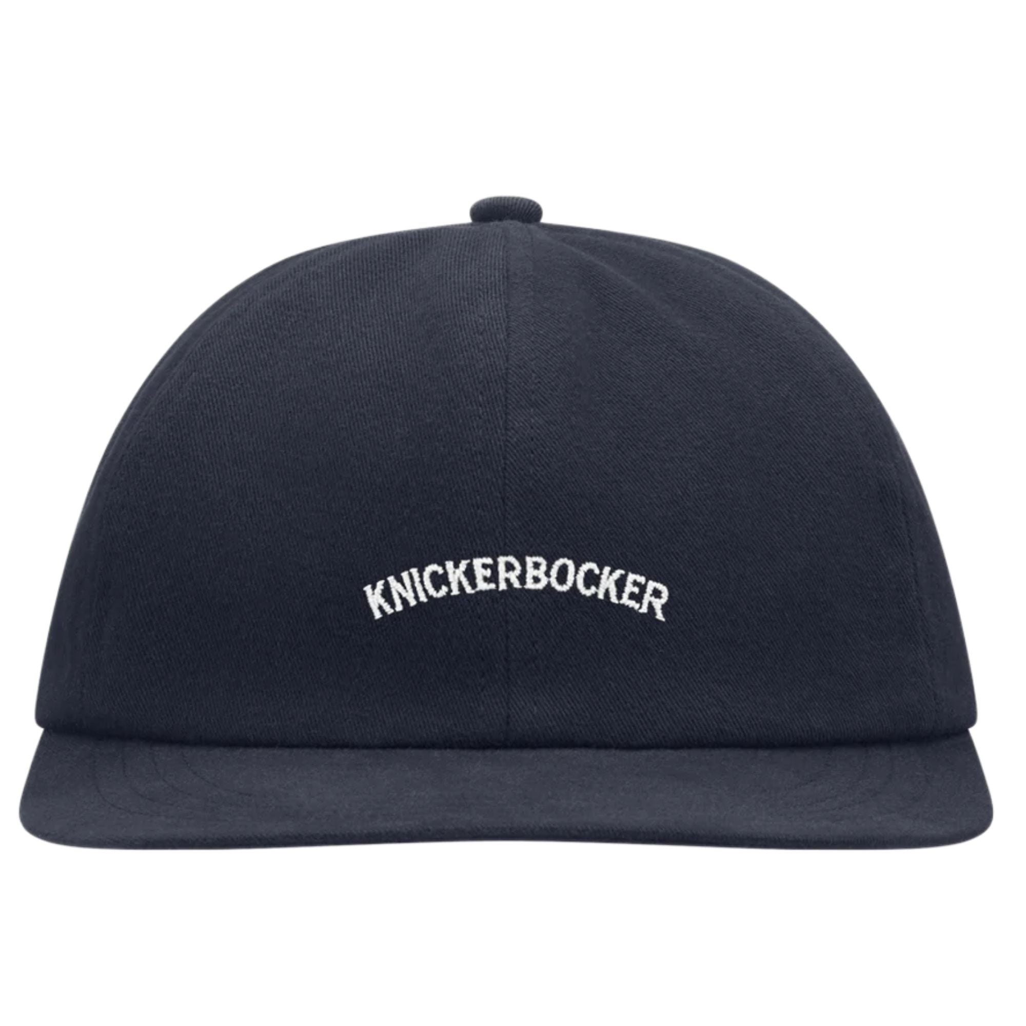 Knickerbocker Twill Logo Cap - Navy