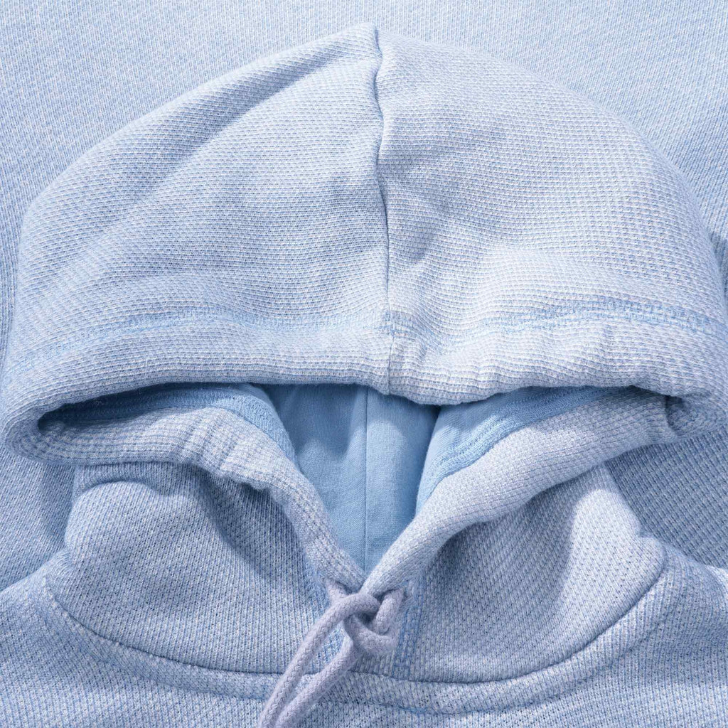 Original Penguin Jacquard Fleece Hoodie - Faded Denim