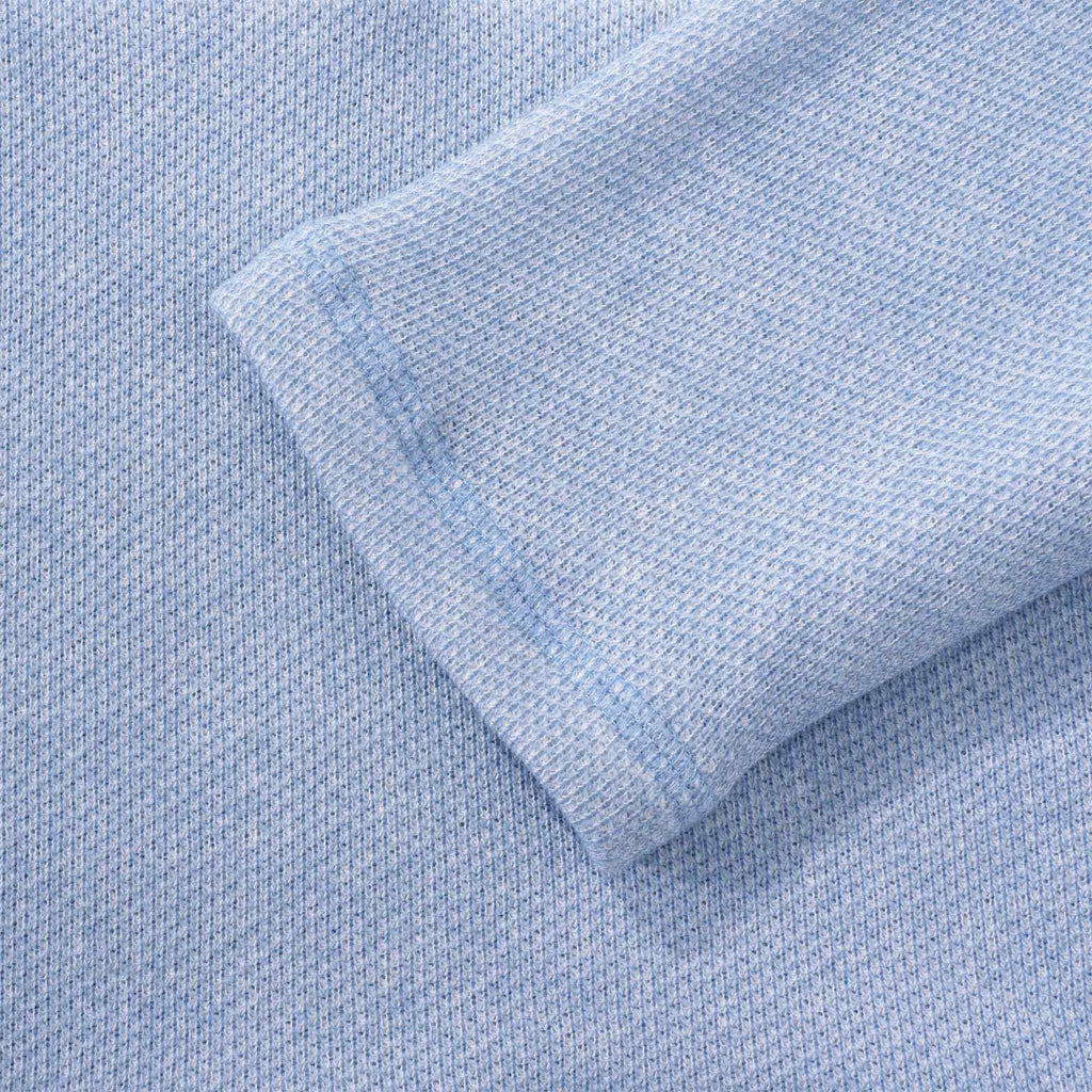 Original Penguin Jacquard Fleece Hoodie - Faded Denim