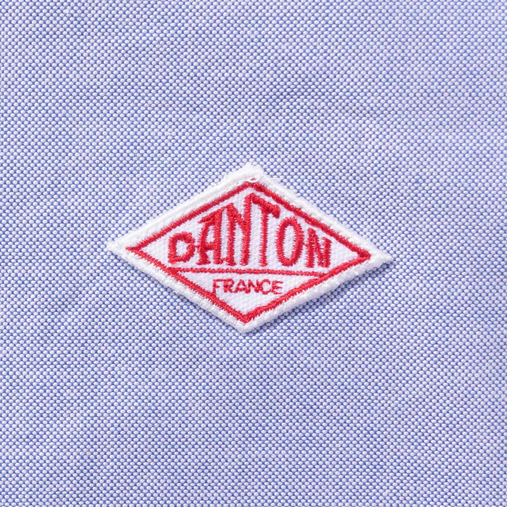 Danton Women's Round Collar Short Sleeve Shirt - Blue