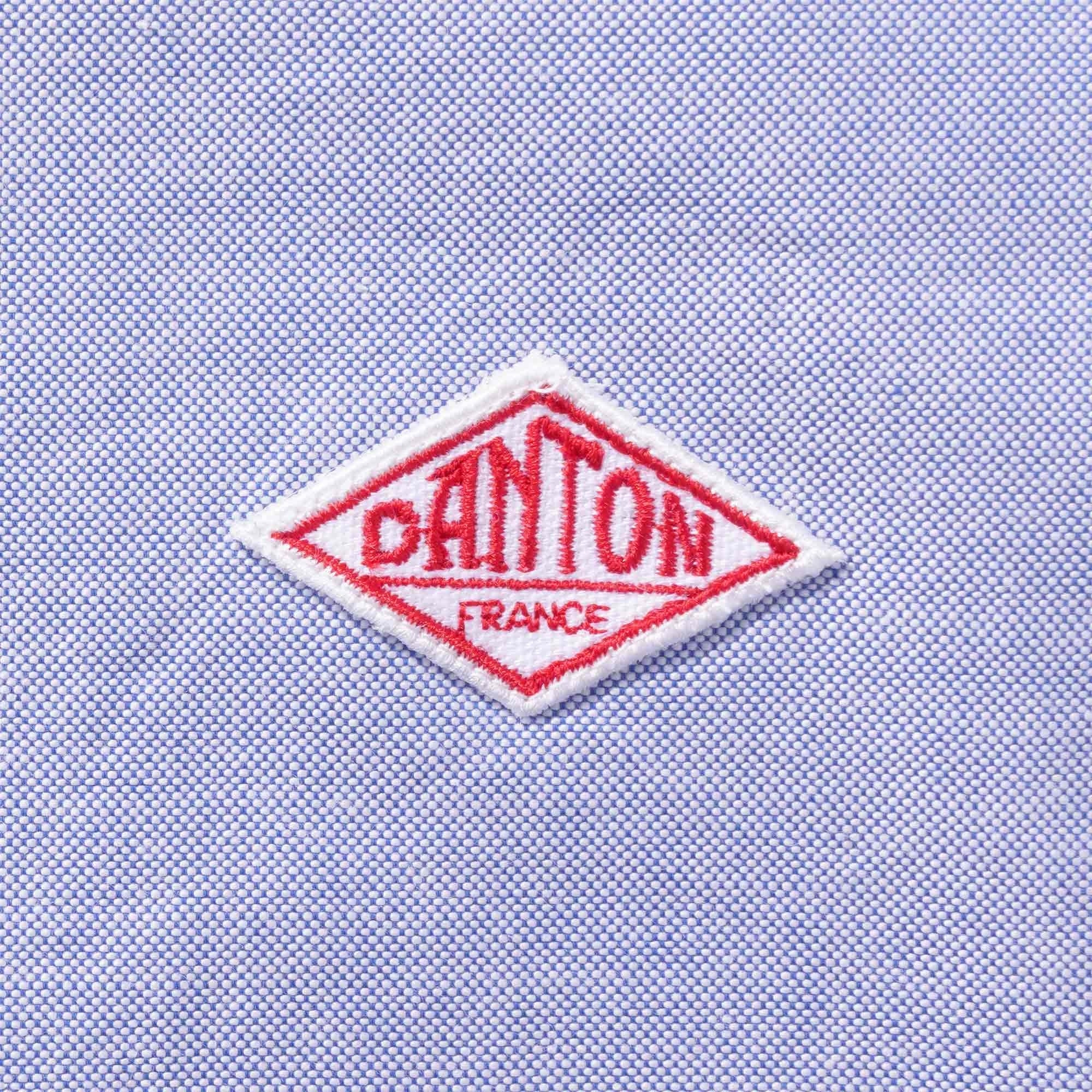 Danton Women's Round Collar Short Sleeve Shirt - Blue