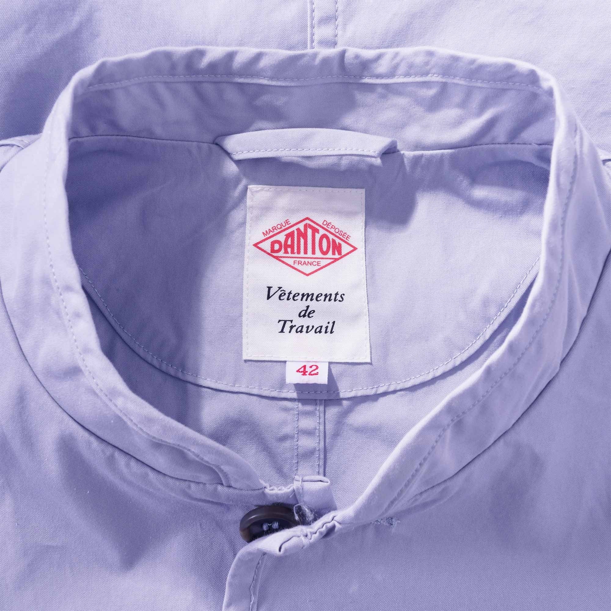Danton Stand Up Collar Coverall - Blue Grey